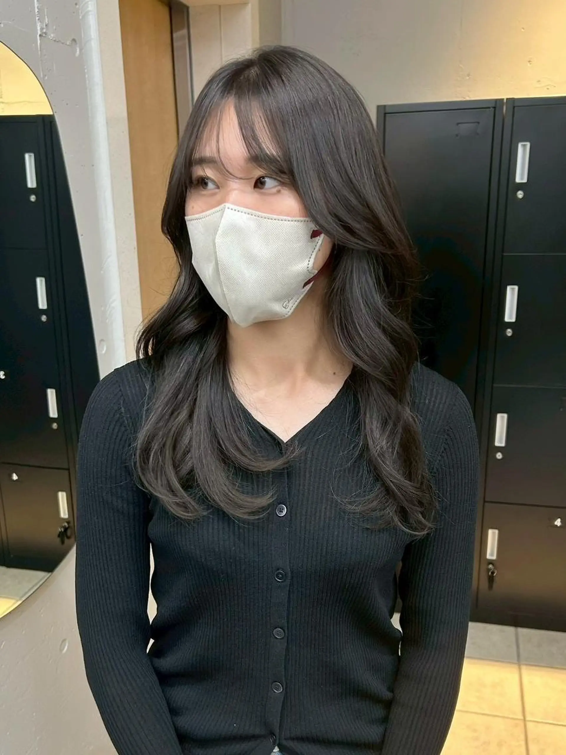 カラー セミロング ブリーチ 透明感カラー グレージュ ブリーチなしカラー ヘアカラー トリートメント 透明感、柔らかカラー ♡トレンドカラー♡のヘアスタイル