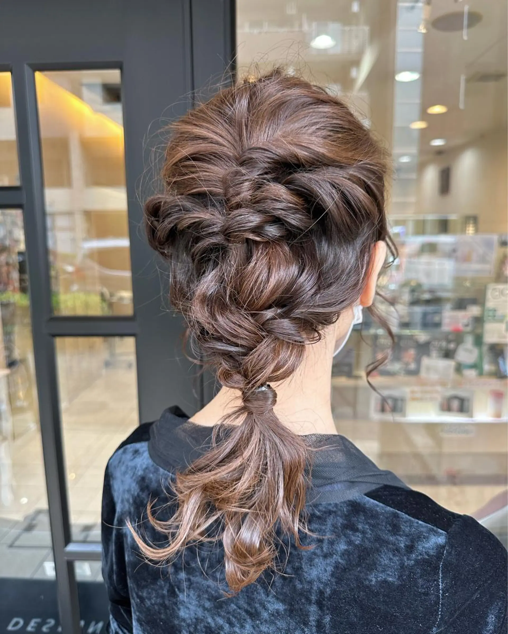 ヘアアレンジ 内田温子大人女性 ハイライト、ボブのヘアスタイル