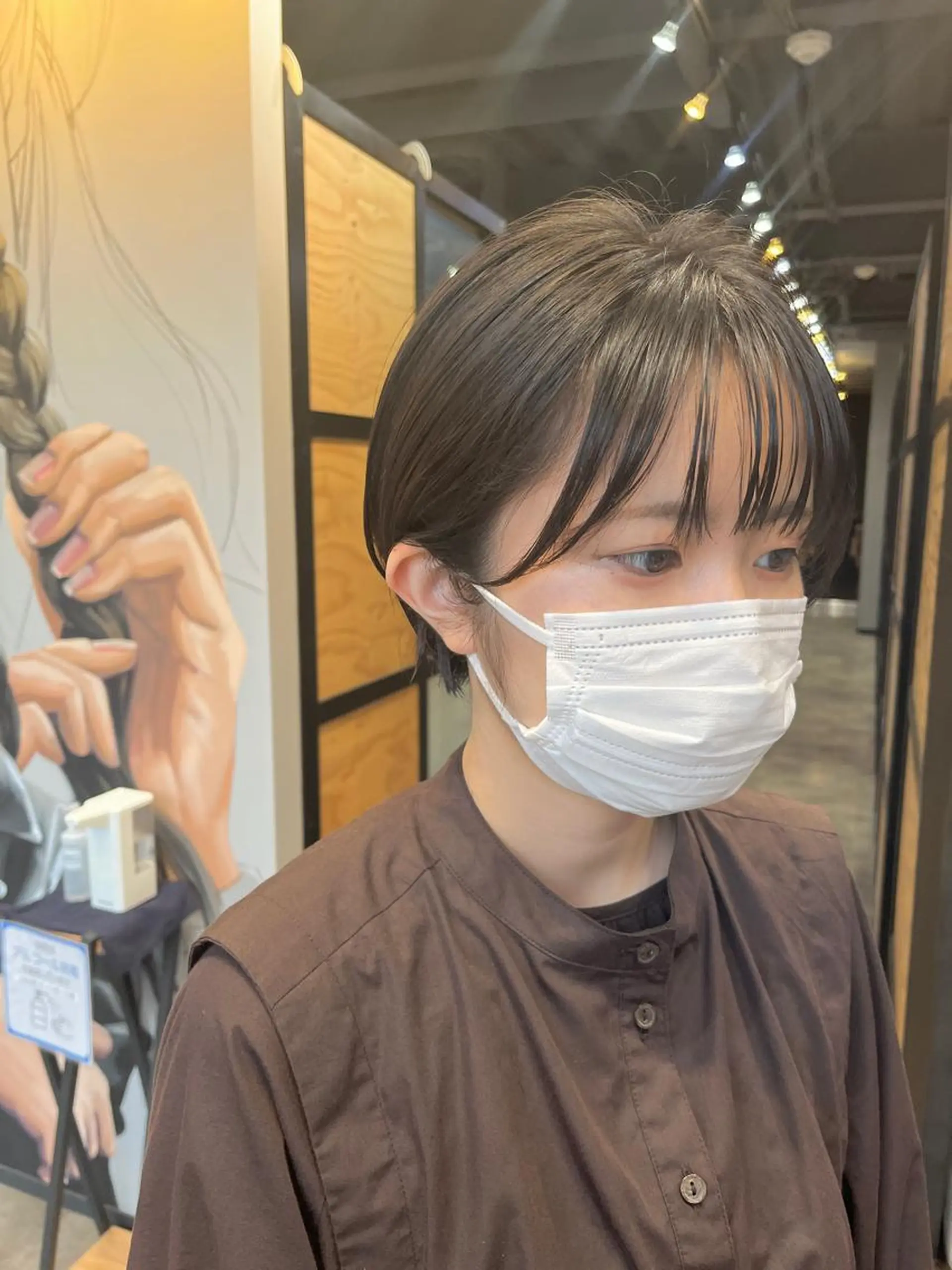 ショート カラー パーマ ヘアアレンジ メンズ キッズ ネイル マツエク・マツパ アイブロウ メンズハイライト メンズパーマ ハイライトカラー ボブ ハイライト カット 久木原 ゆりのヘアスタイル