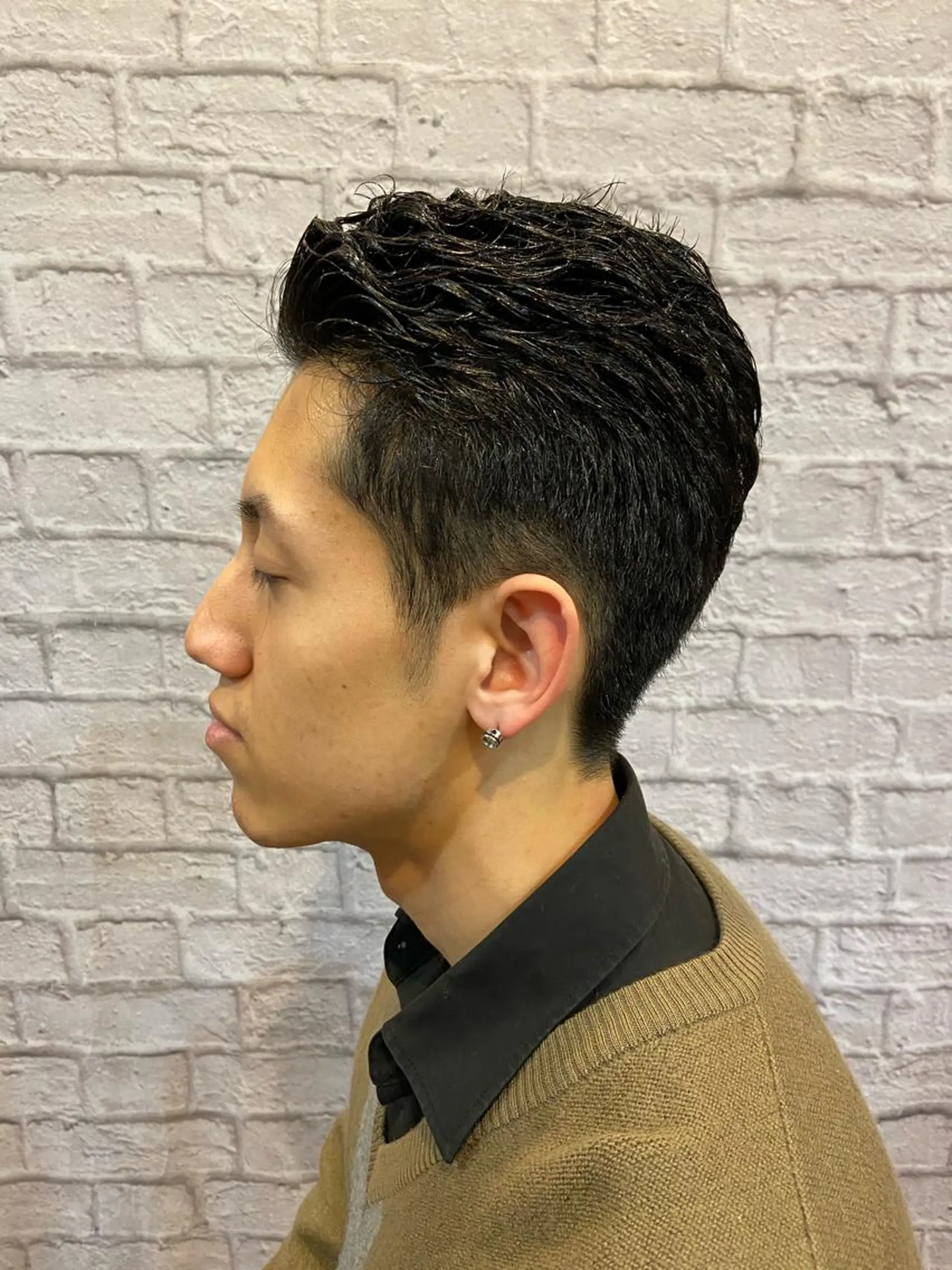 ショート カラー パーマ ヘアアレンジ メンズ 💈メンズ特化 副店長松浦一聖💈のヘアスタイル