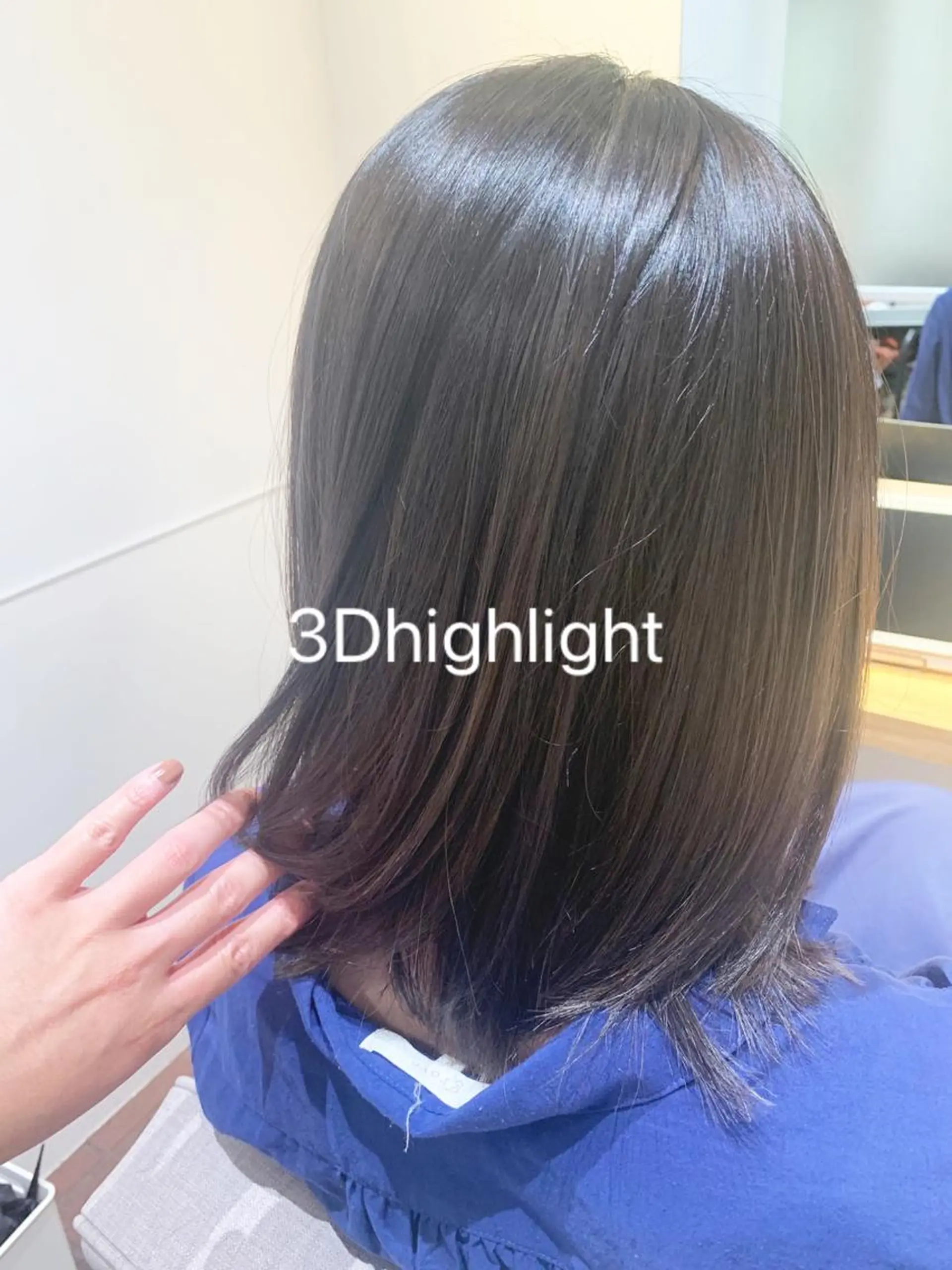 ミディアム カラー GO TODAY SHAiRE SALON 梅田店所属・透明感カラー/ボブ 今気になること占う人のヘアスタイル