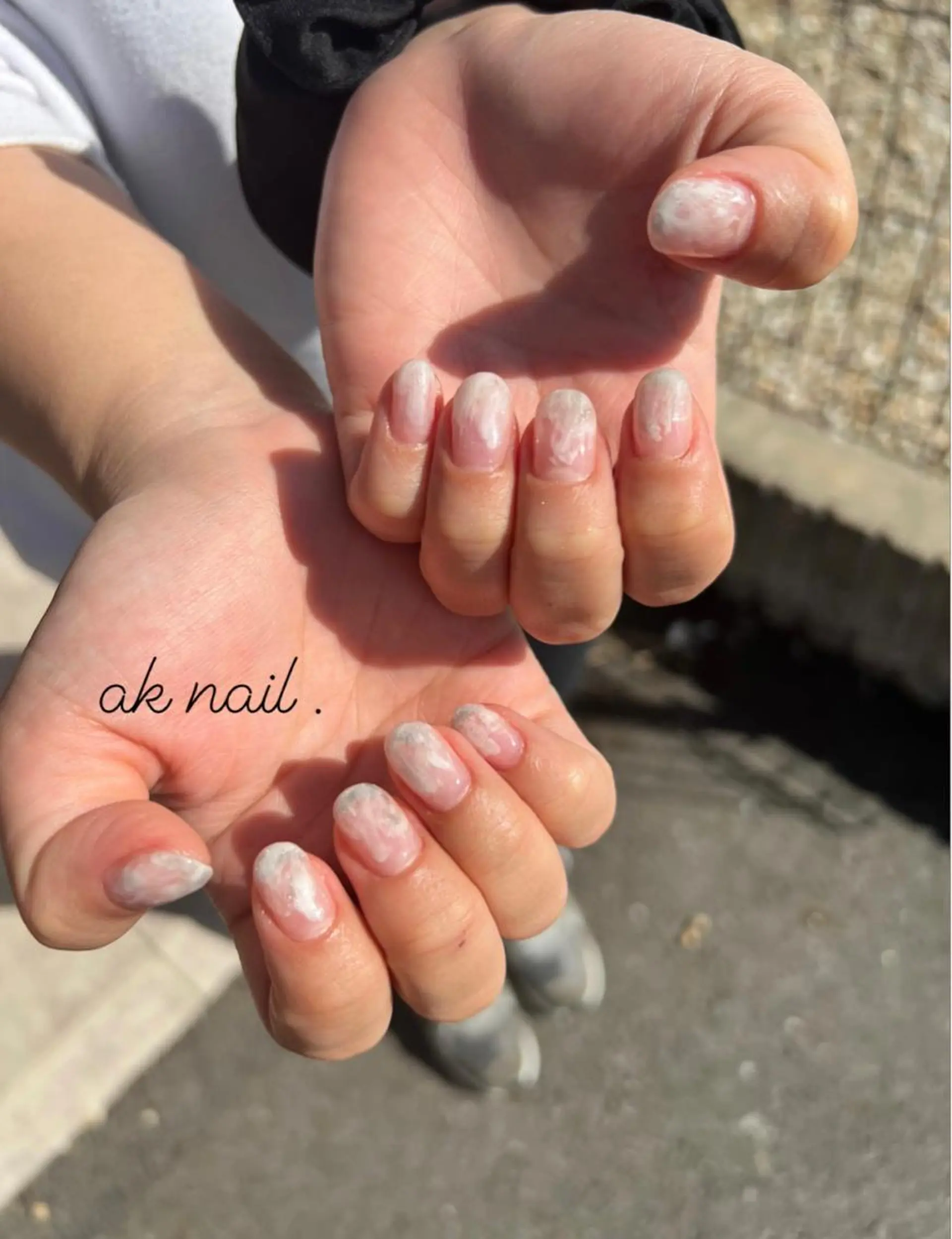 ショート ネイル ハンドネイル ak nail .のネイルデザイン
