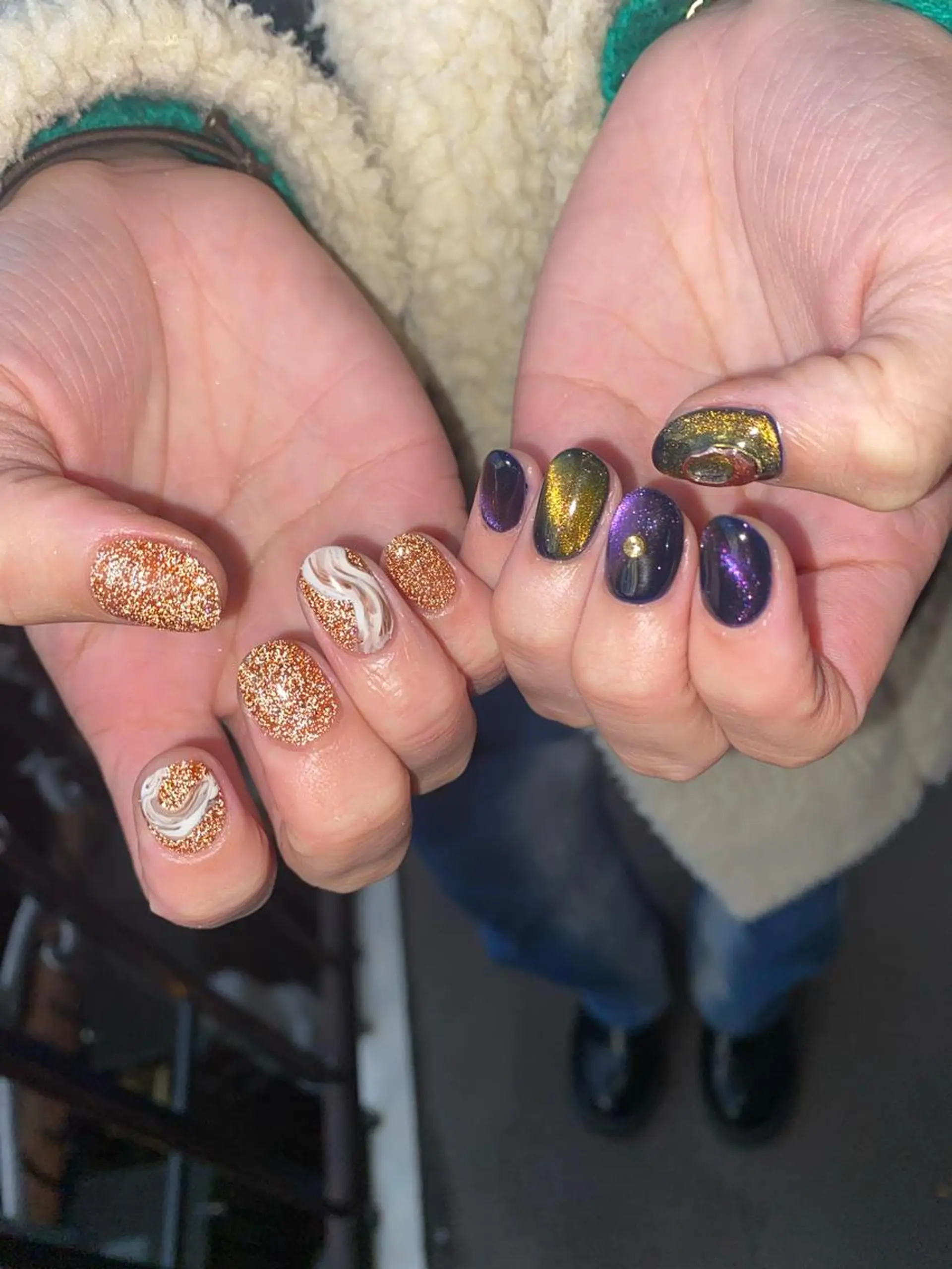 ネイル アートネイル フラッシュネイル 氷ネイル・うるうるネイル 韓国ネイル ニュアンスネイル To Me Nail所属・🩵 mei🩵のネイルデザイン