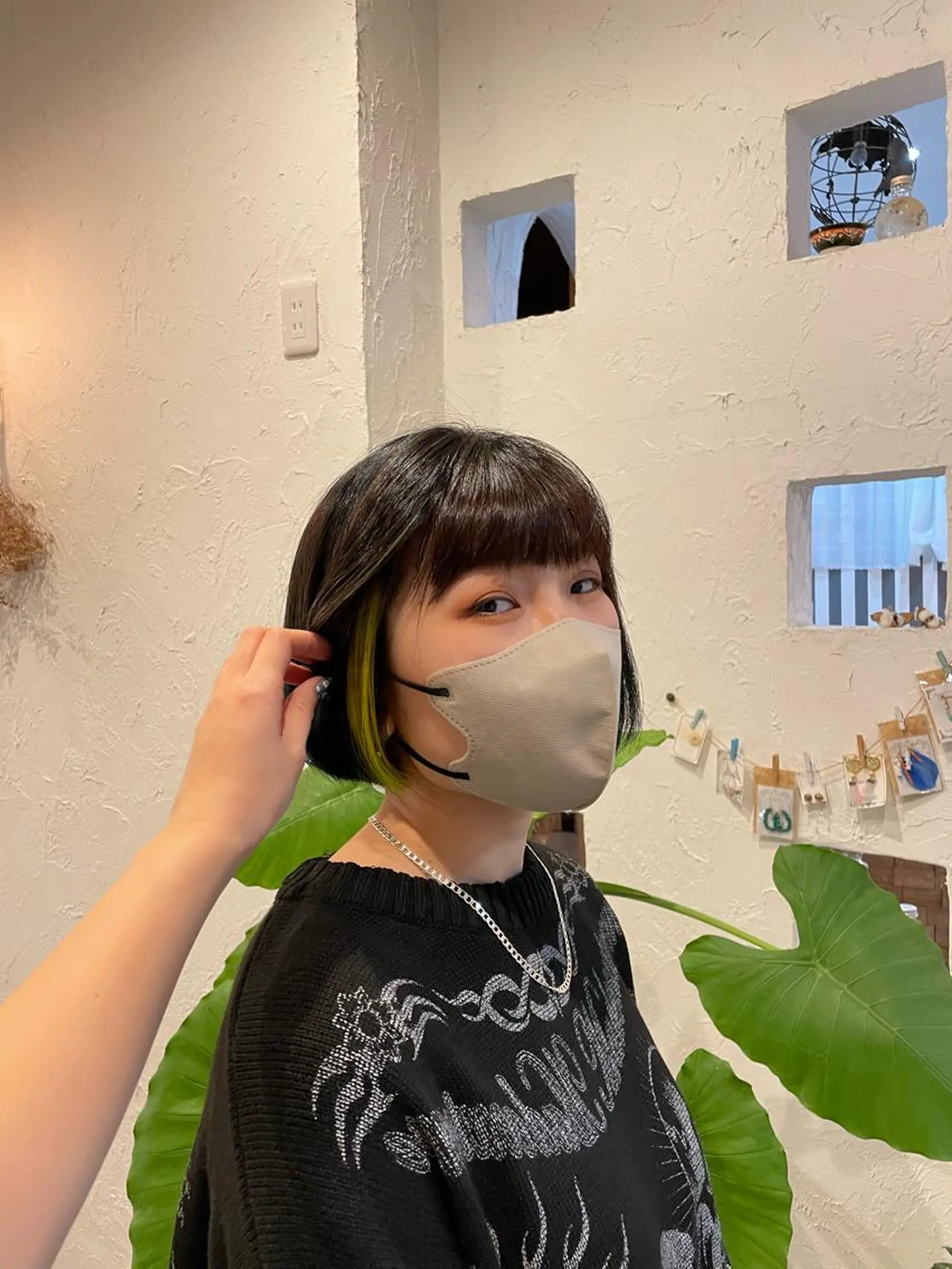 ショート カラー イエローカラー ヘアカラー 🌸小掛🌸 豊橋外国人風カラーのヘアスタイル