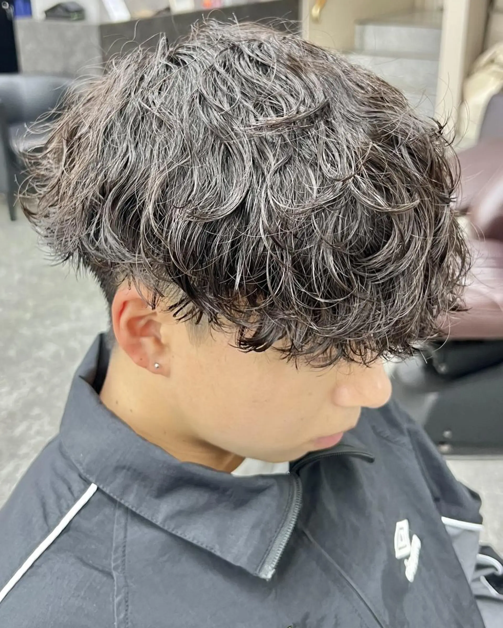パーマ メンズ カット パーマ GLOP HOMME 店長 アオトのヘアスタイル