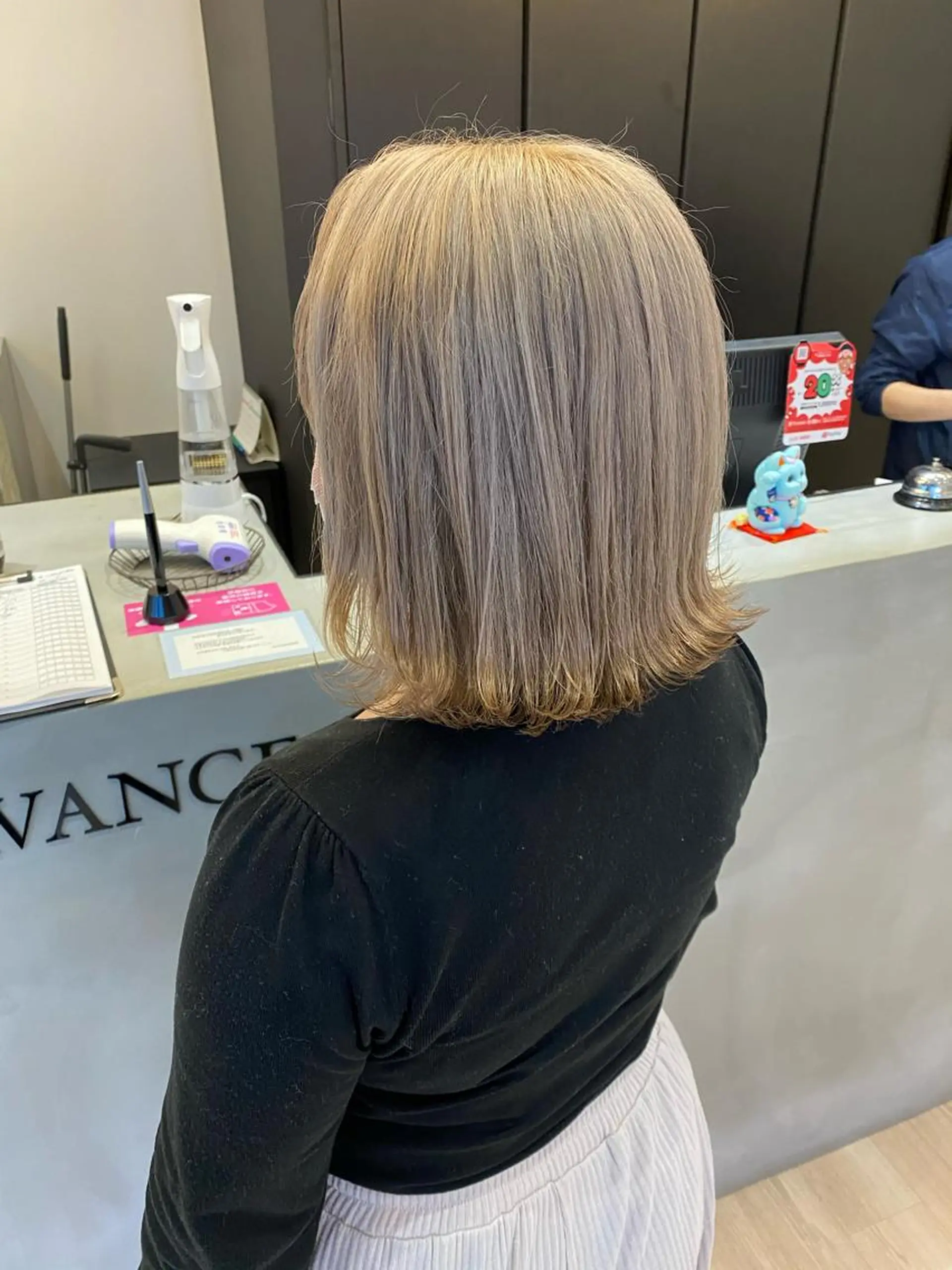 ミディアム カラー 鍵谷 公宏のヘアスタイル