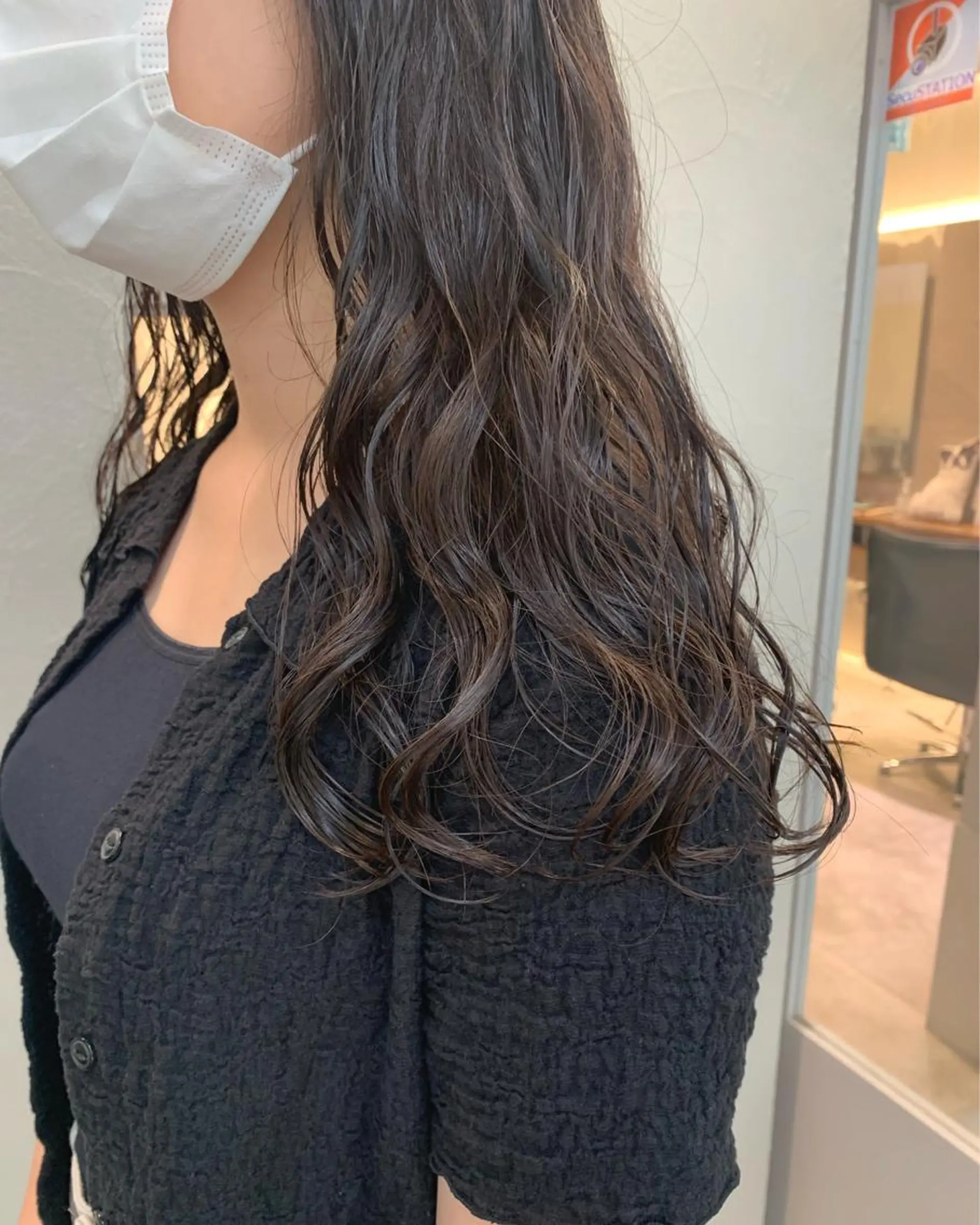 ロング パーマ 🫧韓国ヘア 透明感 カラー🫧福田 楓のヘアスタイル