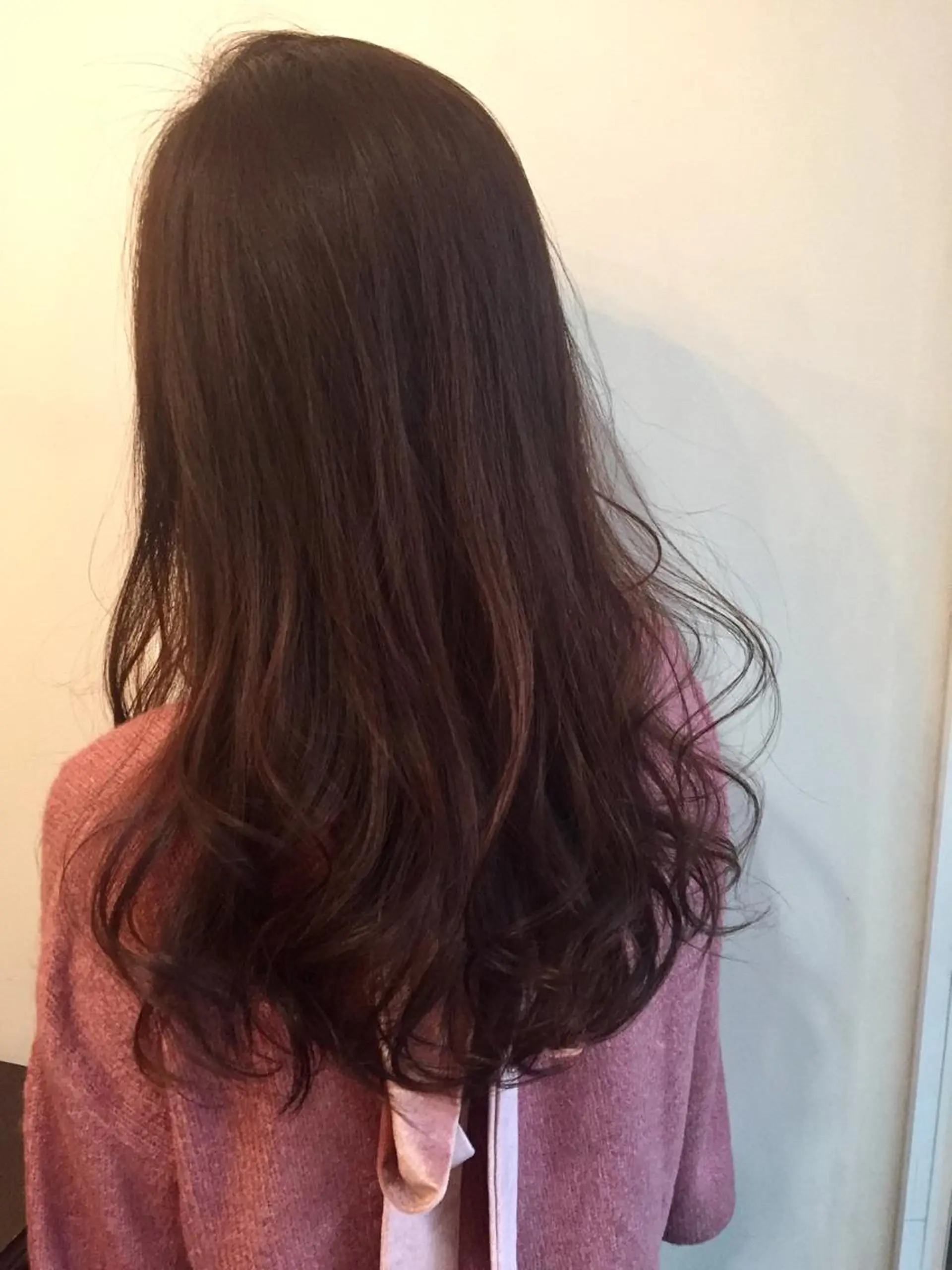 ロング カット ヘアカラー トリートメント ＨＩ ROのヘアスタイル