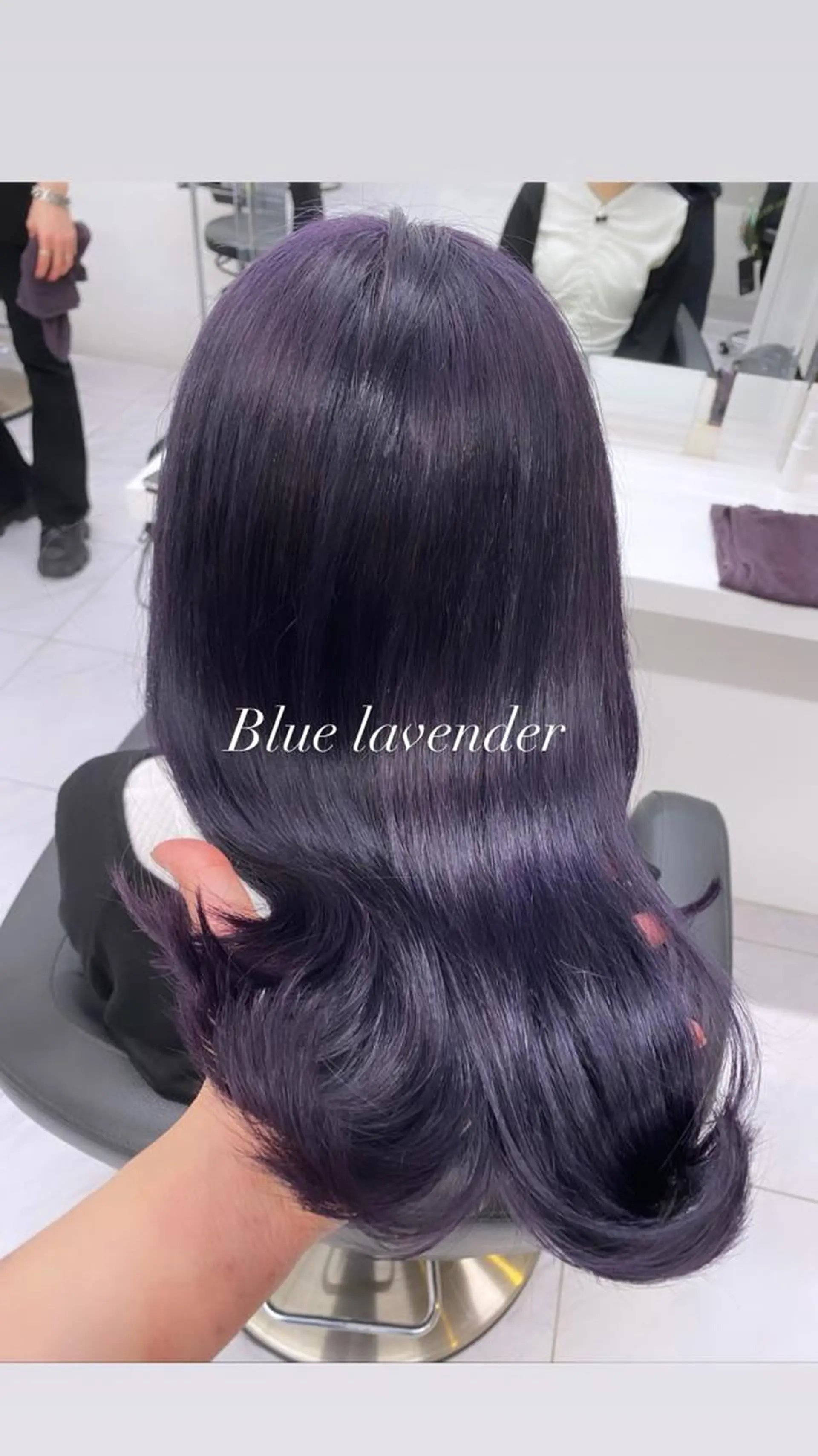 ミディアム カラー ヘアカラー トリートメント ヘアセット 韓国/トレンド レイヤー【101】のヘアスタイル