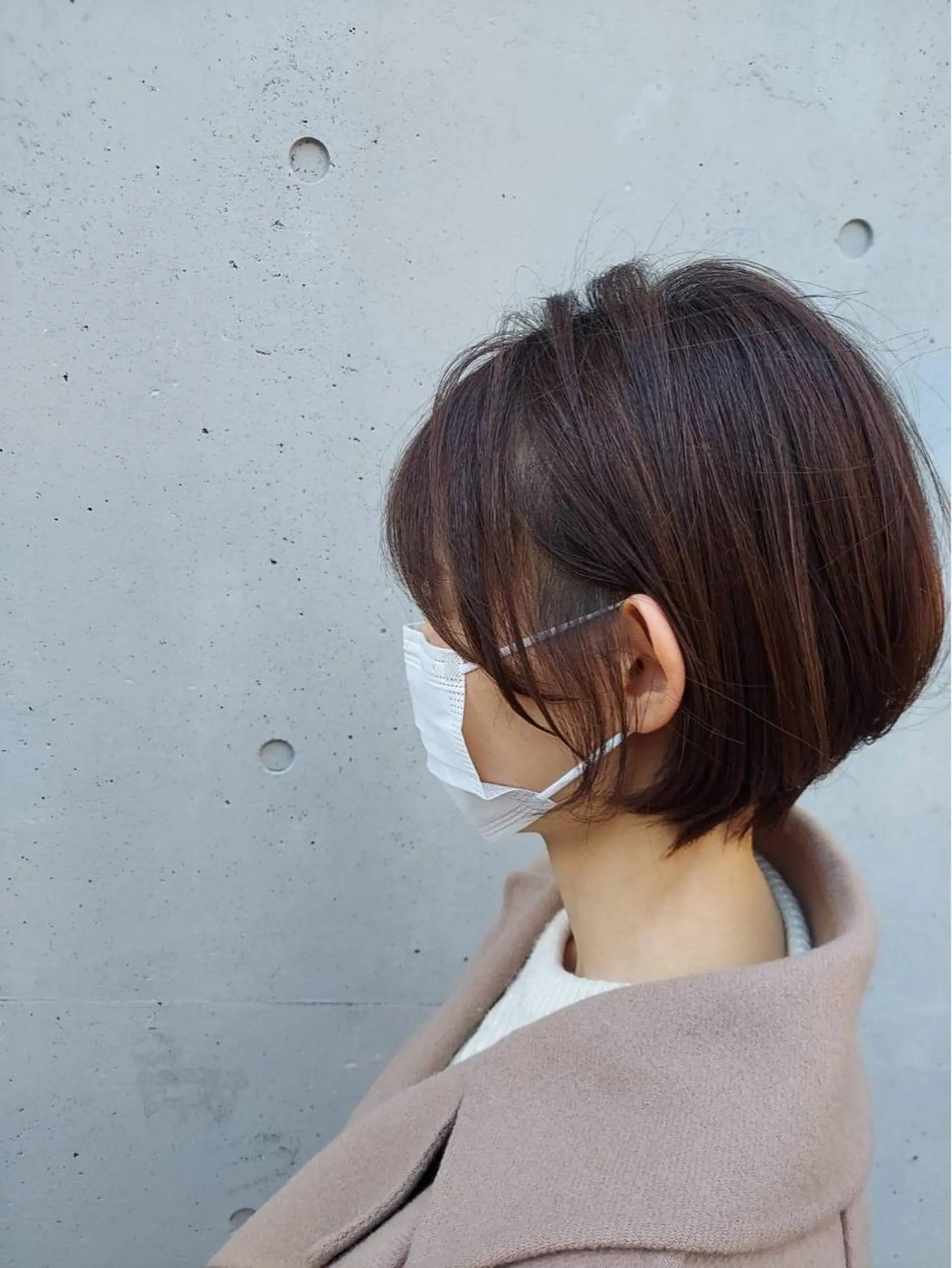 ショート ショートヘア 西田 莉緒のヘアスタイル