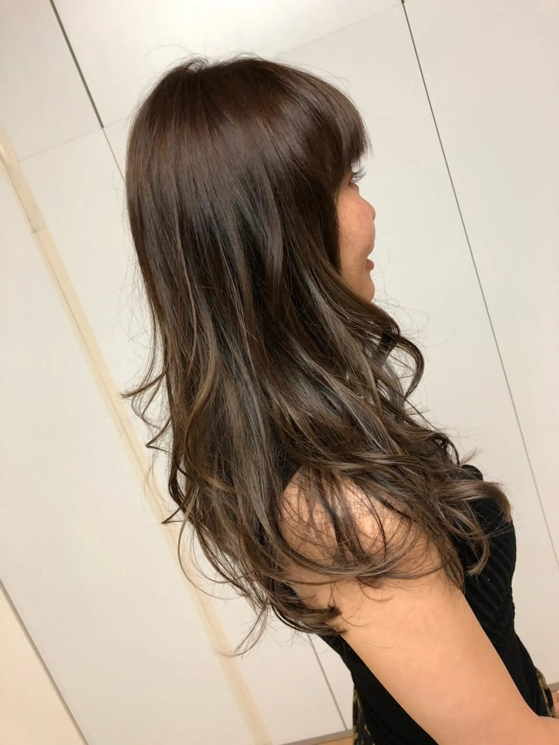 ロング カラー 田鎖 英樹のヘアスタイル