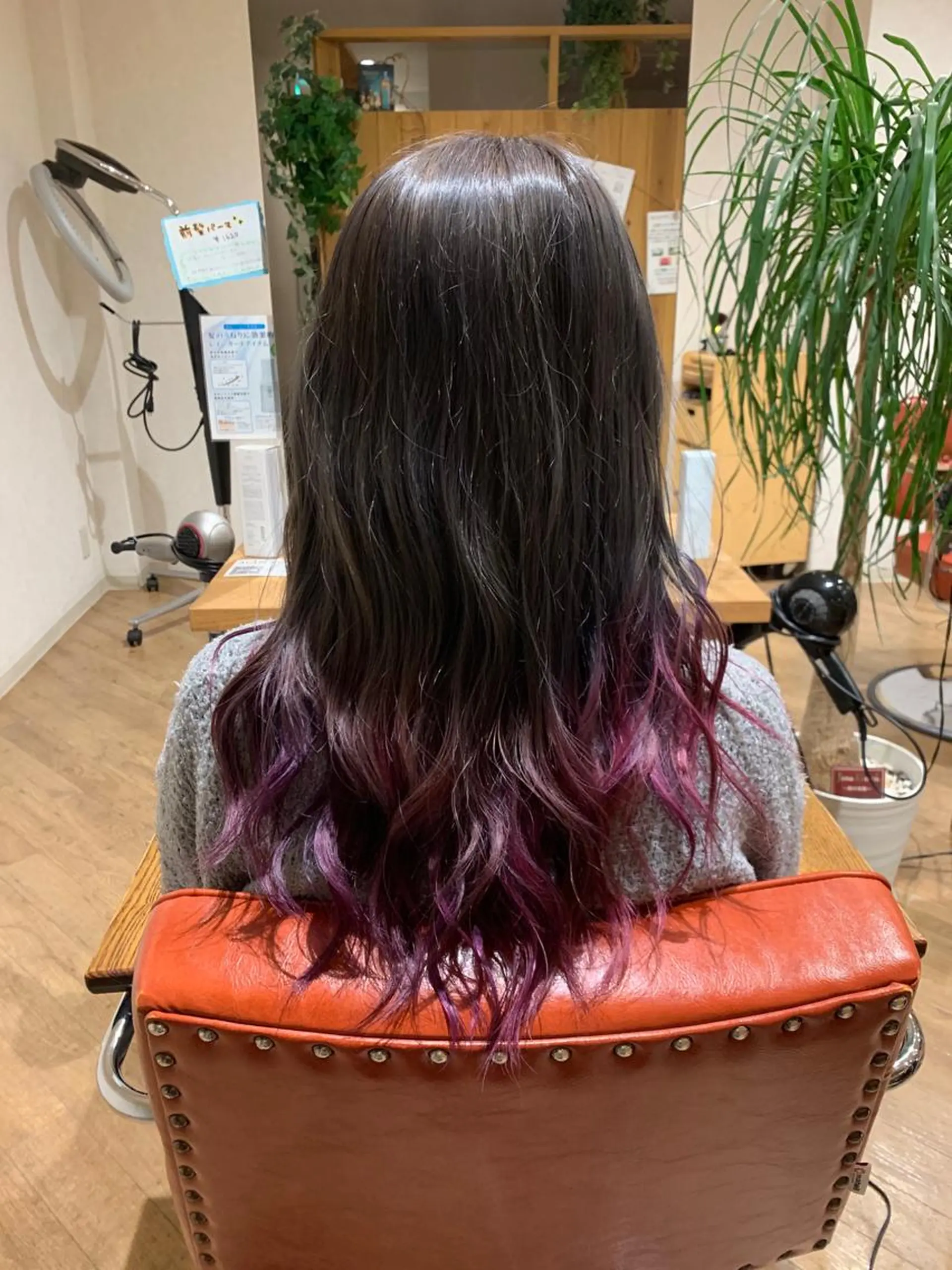 ロング カラー yamauchi mikuのヘアスタイル