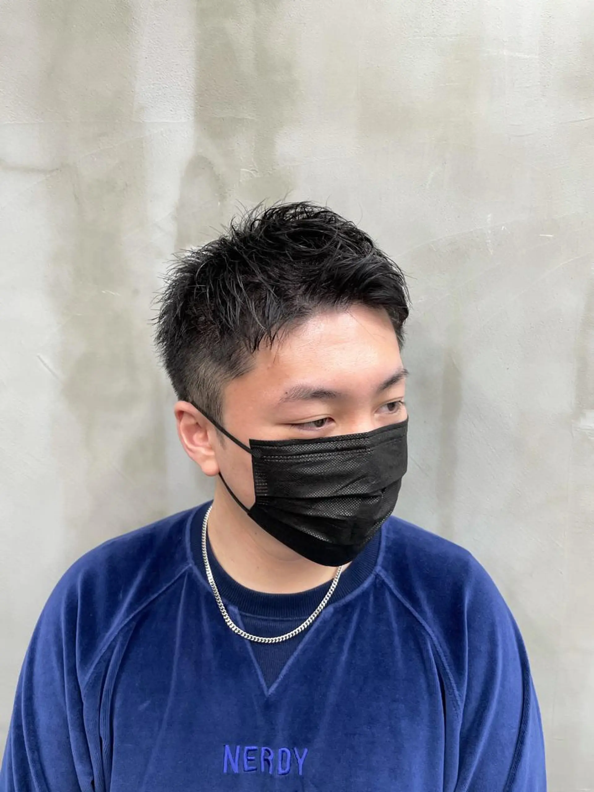 ショート メンズ メンズサロン代表 曲がる縮毛矯正のヘアスタイル