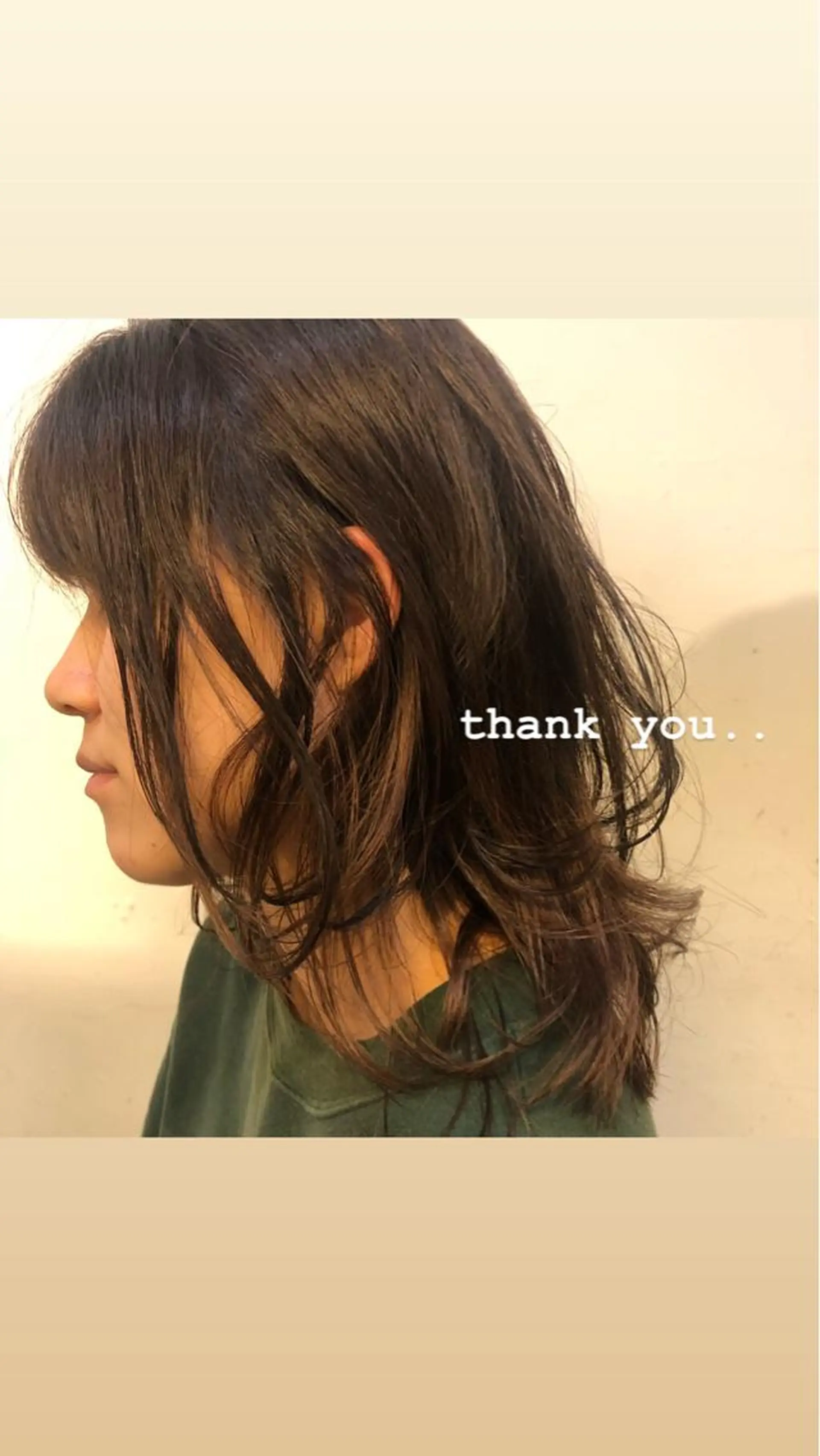 セミロング AYAKA 下北沢suuのヘアスタイル