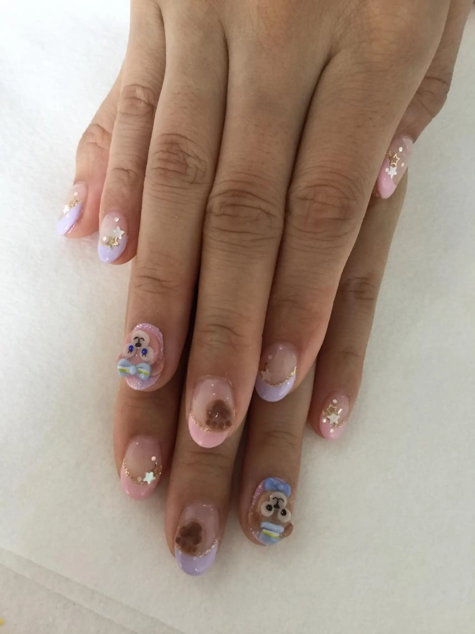 ネイル ハンドネイル 💎🐰 saki. m 🐰💎のネイルデザイン