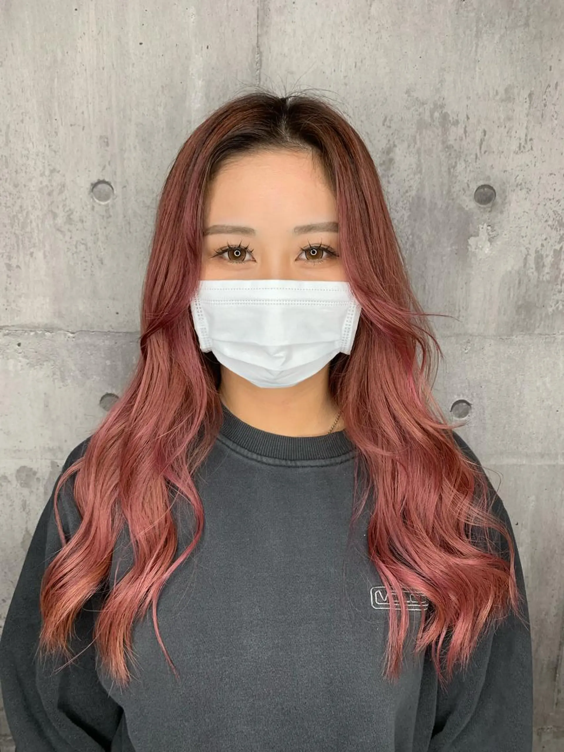 ロング ヘアカラー トリートメント yoshihara yuukiのヘアスタイル