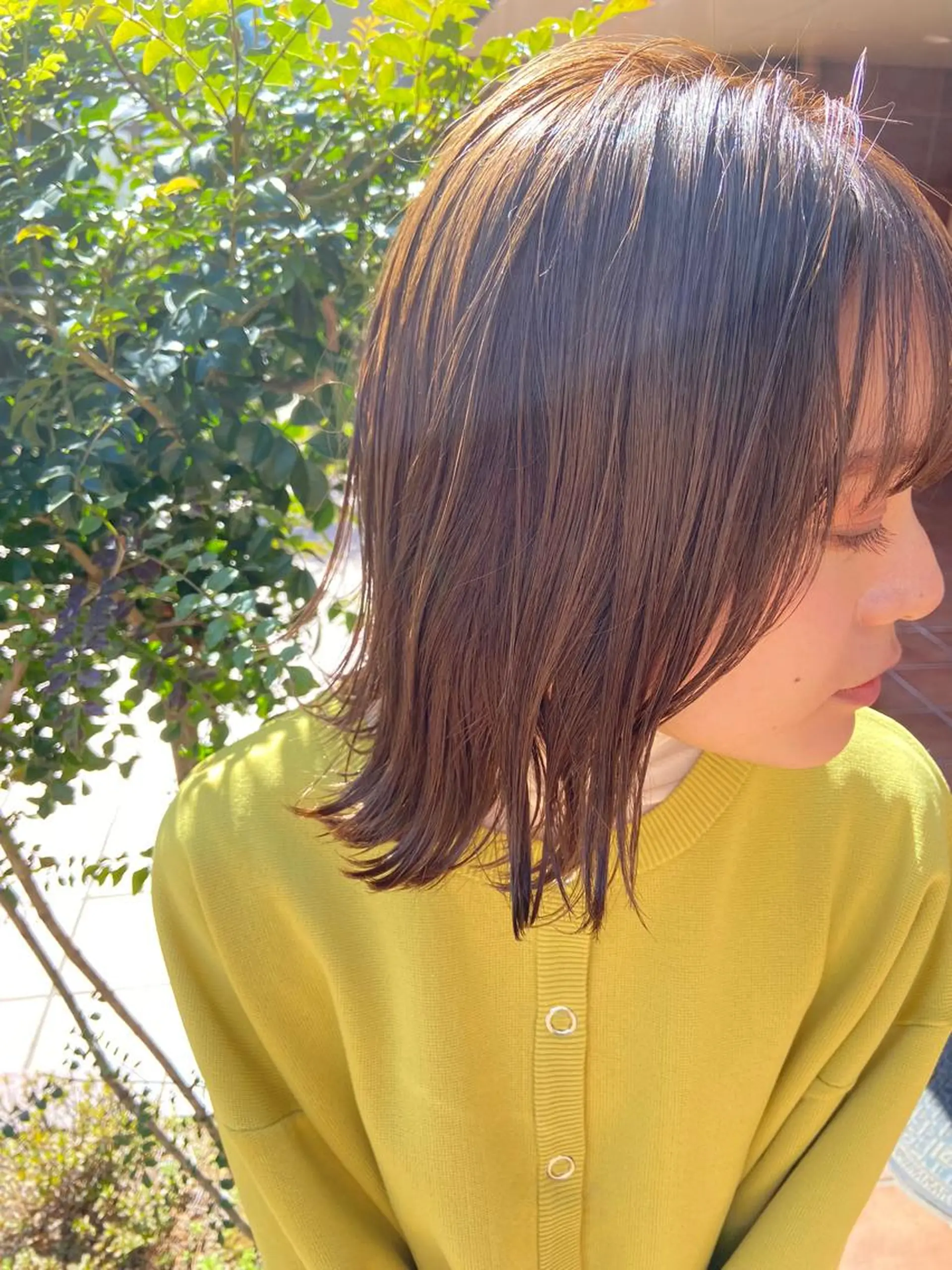 カラー カット ヘアカラー 西田 莉緒のヘアスタイル