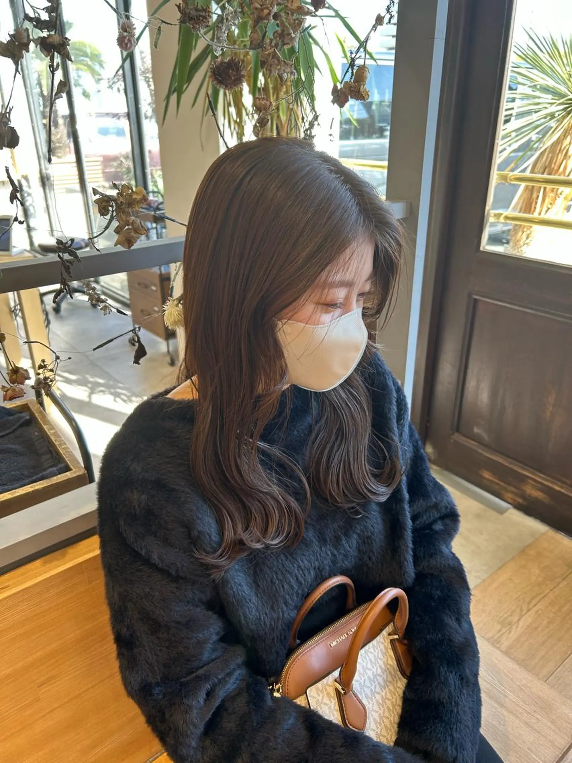 ロング カット ヘアカラー トリートメント merc.🌿 友藤鮎那のヘアスタイル