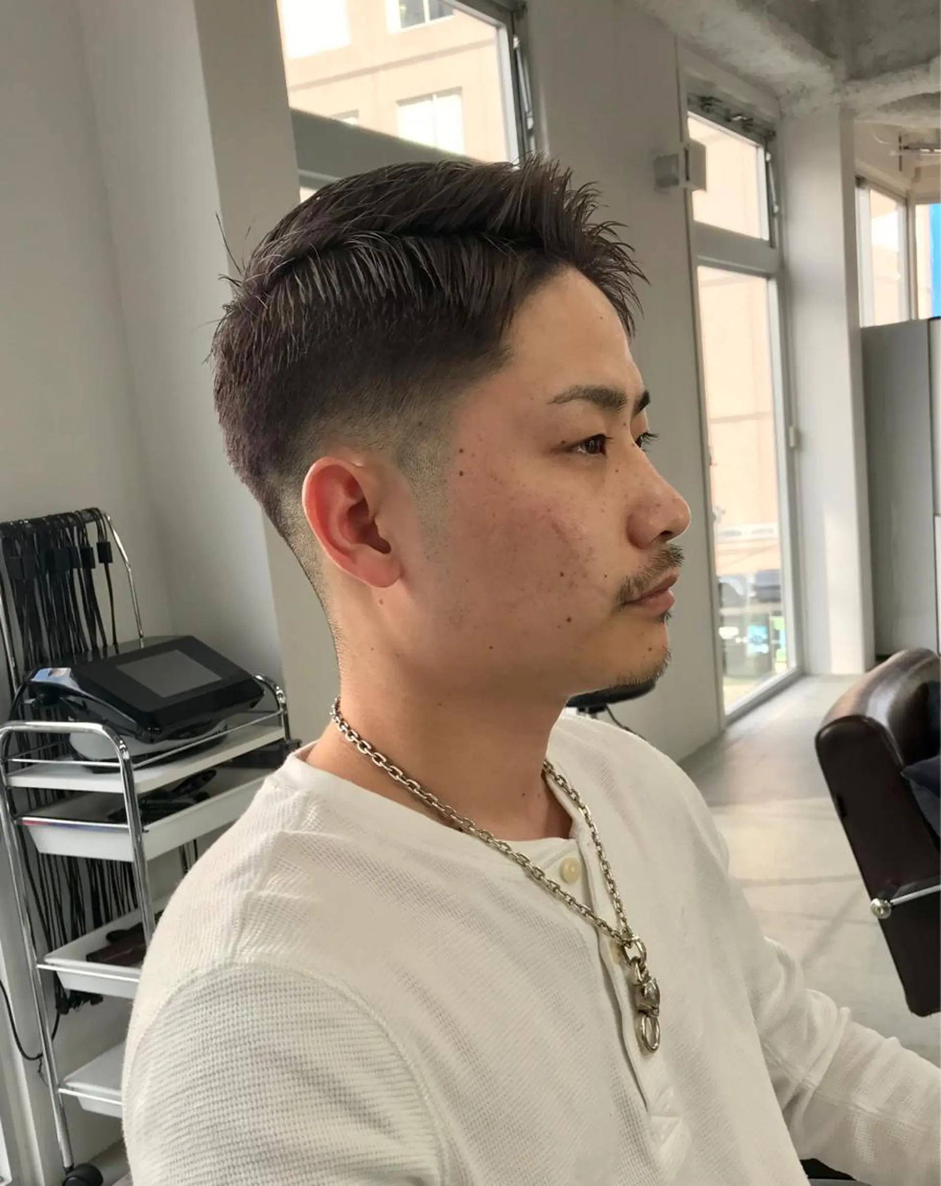 ショート カラー メンズ steed tokyo所属・KOOKI スティードトーキョーのヘアスタイル