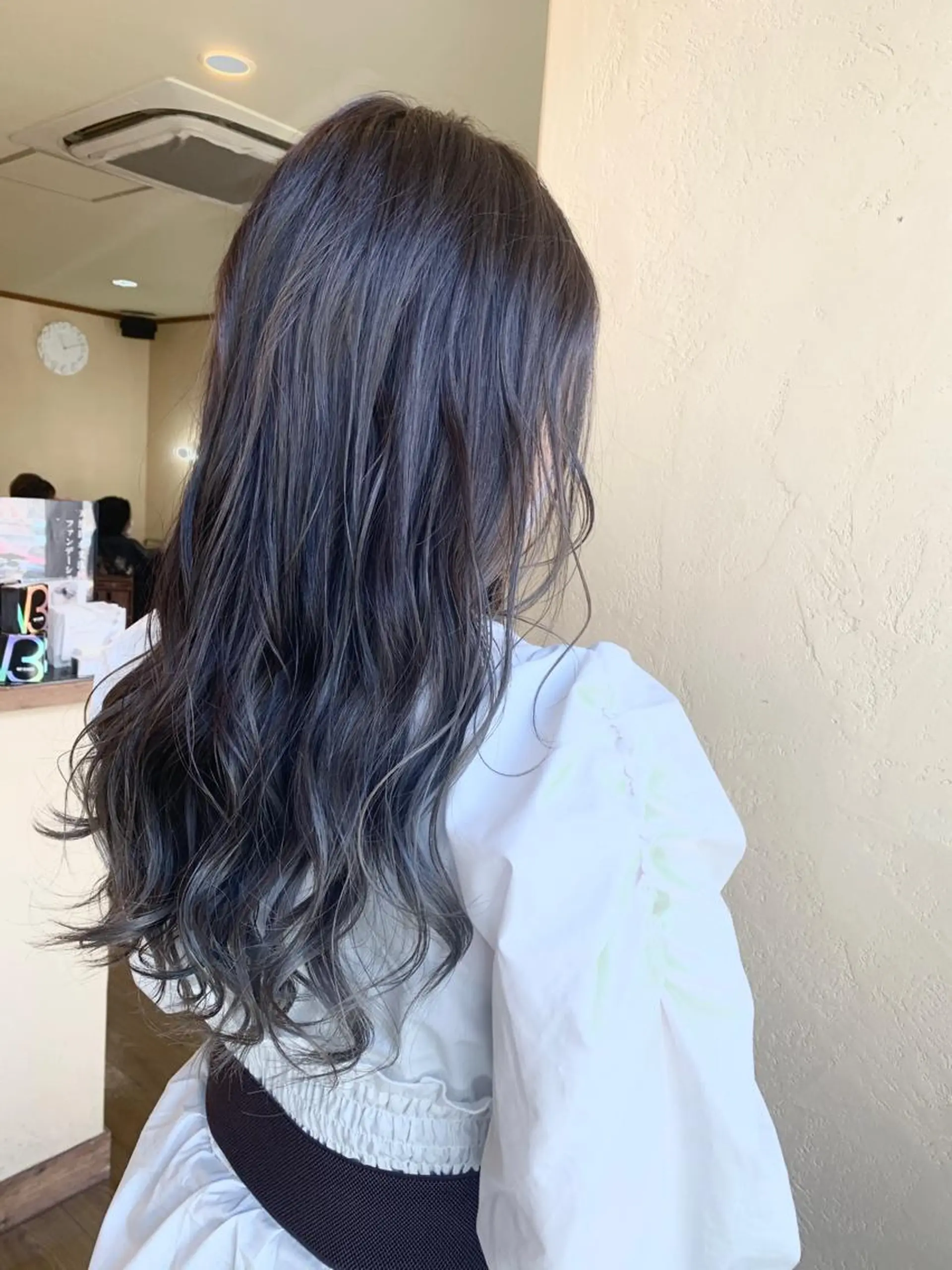 セミロング カラー カット ヘアカラー 清光 泰之のヘアスタイル