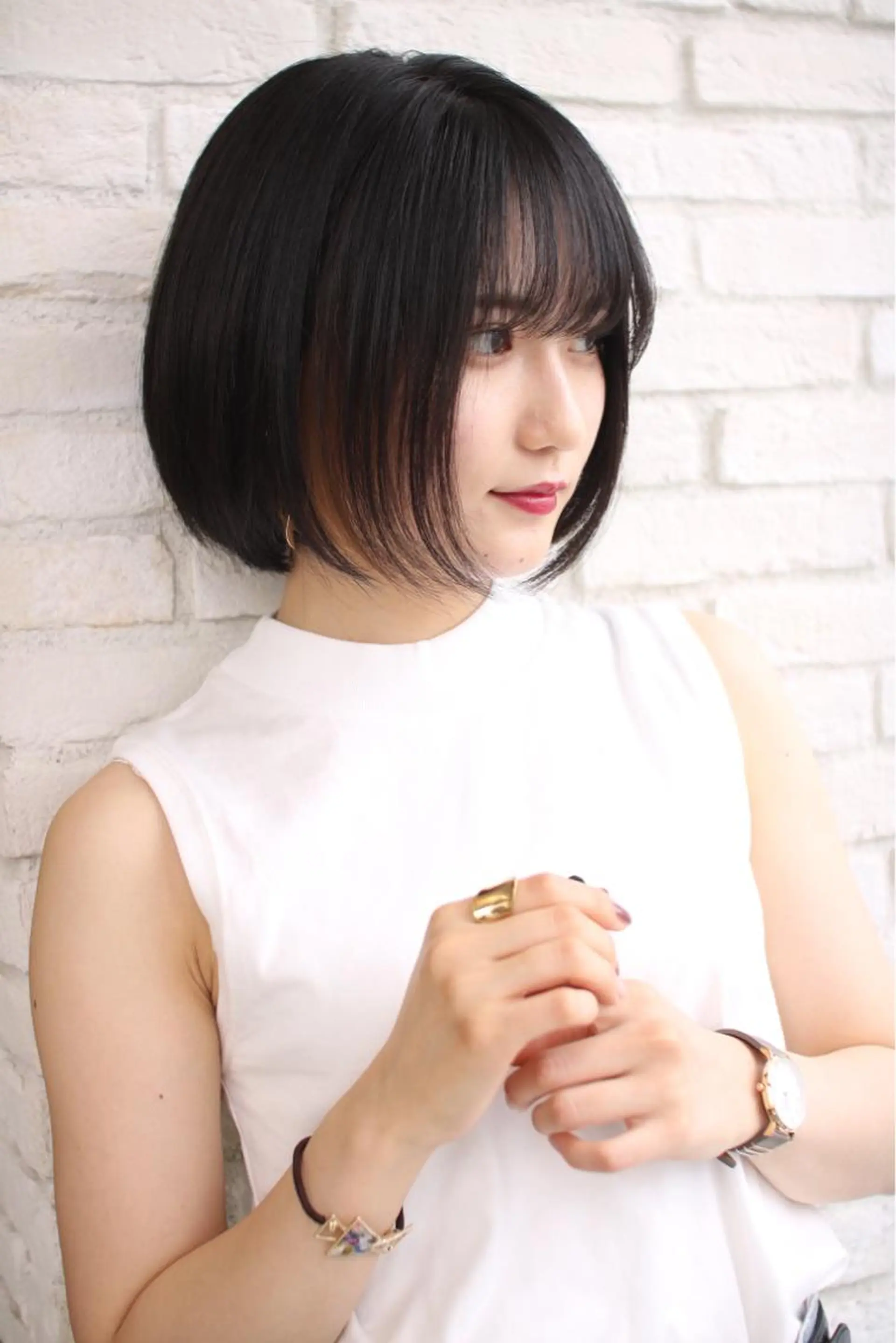 ショート パーマ ヘアアレンジ マツエク・マツパ カット ヘアカラー トリートメント ヘアセット レイヤー＆カラー 人気美容師倉崎涼のヘアスタイル