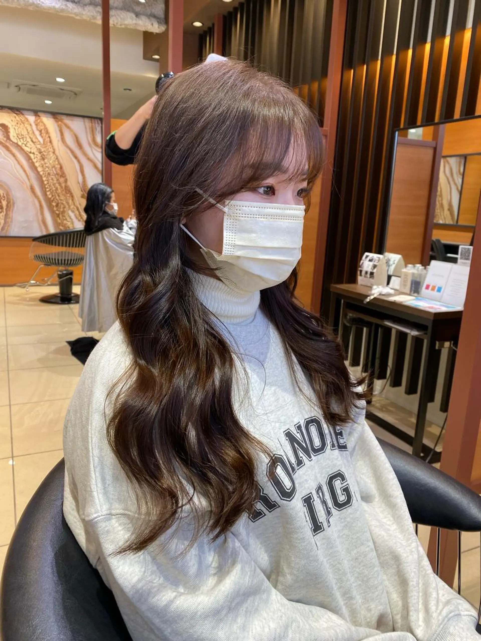 ロング 韓国ヘア🕊村上 ののこ🕊のヘアスタイル