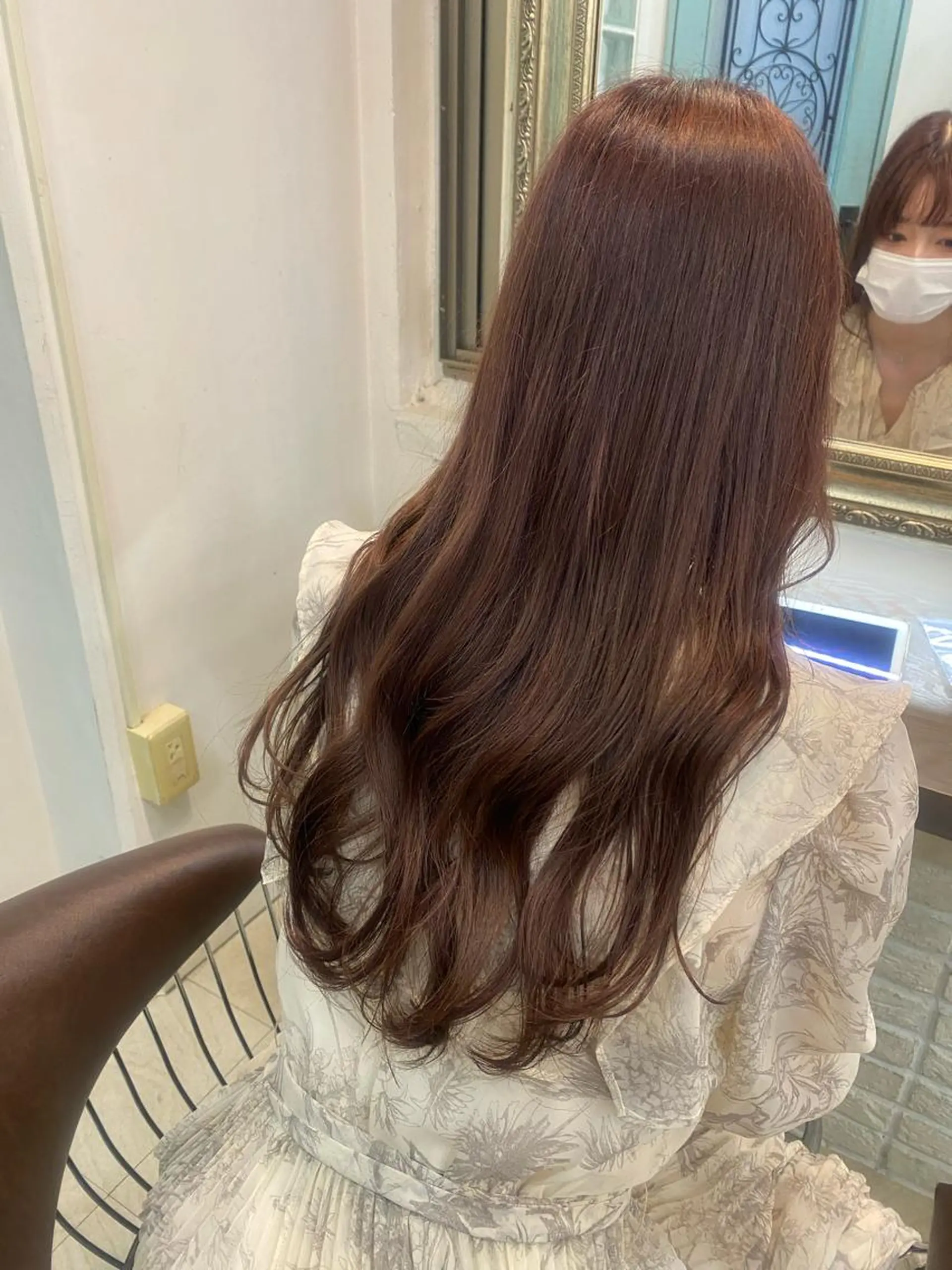 ロング カラー パーマ ヘアアレンジ kame｜レイヤー / 似合わせ顔周りのヘアスタイル