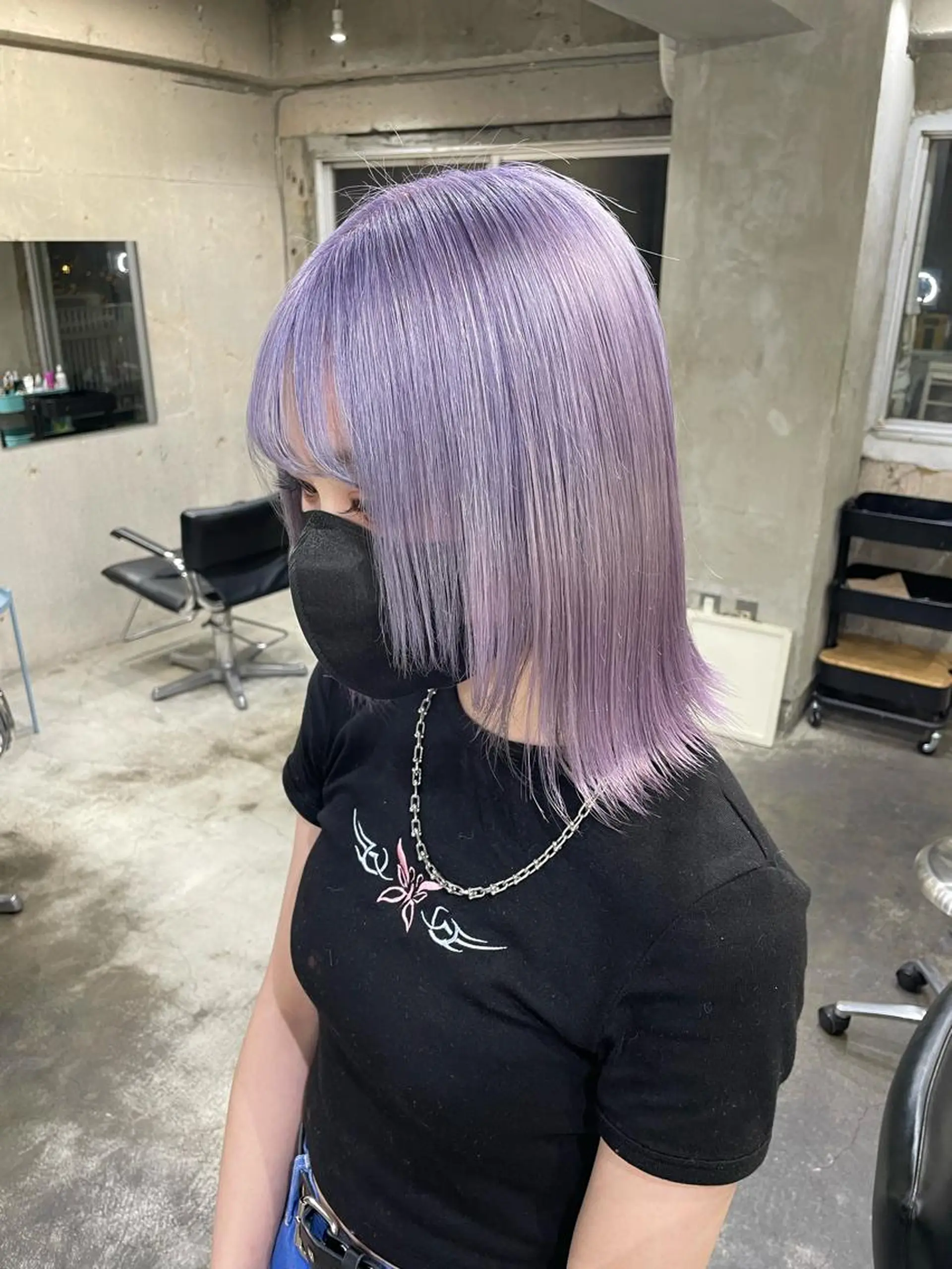 カラー ヘアカラー トリートメント 色落ち綺麗透明感カラ /ボブ/ナカツヒカルのヘアスタイル