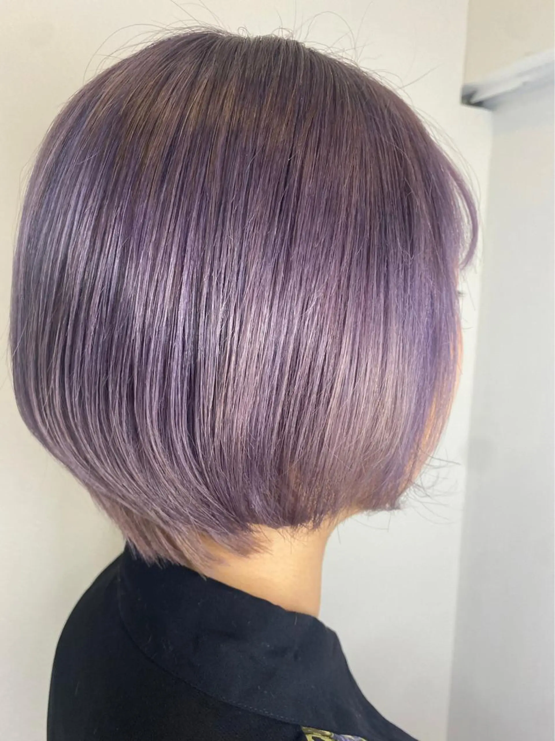 ミディアム カラー リルウヘアー 天王寺のヘアスタイル