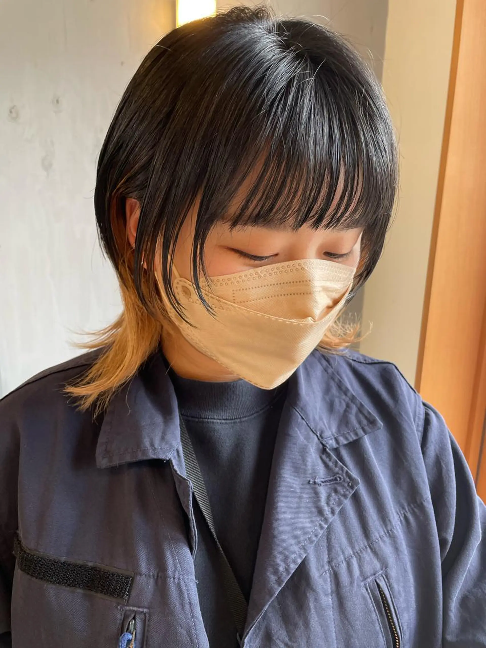 ミディアム ウルフカット ラーム 乃木店のヘアスタイル