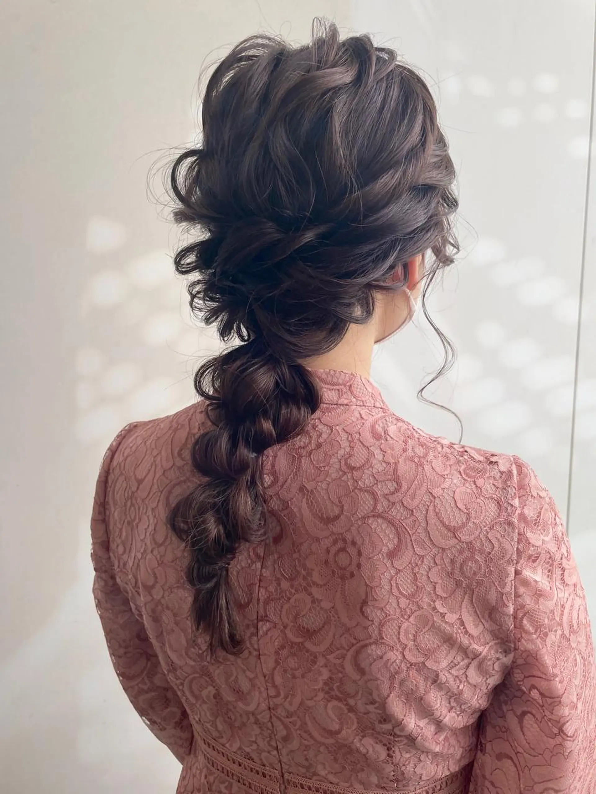 セミロング ヘアメイク new meのヘアスタイル