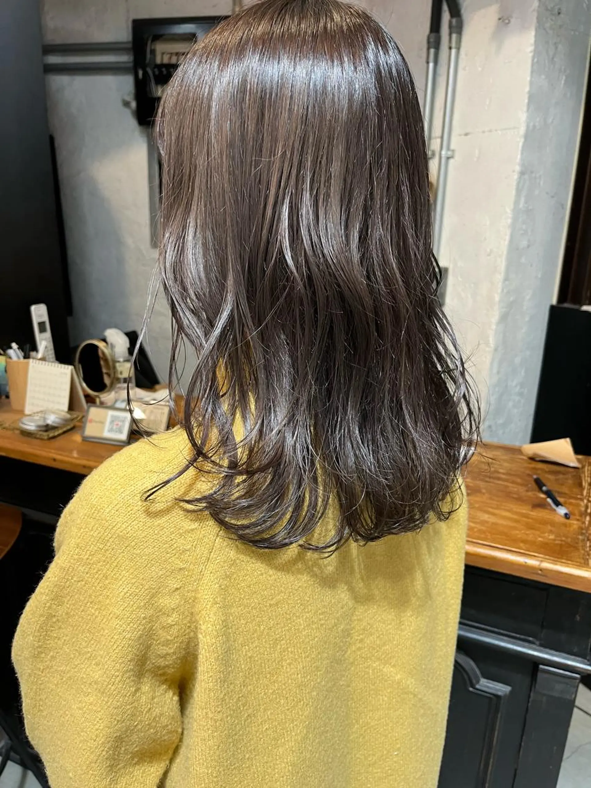 ロング パーマ パーマ 西山 紗耶香🪽 透明感カラー/ボブのヘアスタイル