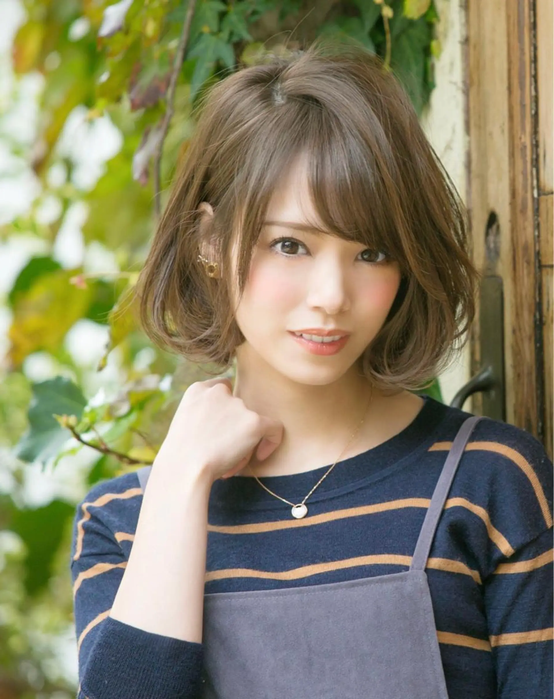 ミディアム ボブ マンツーマン施術 山口つよしのヘアスタイル