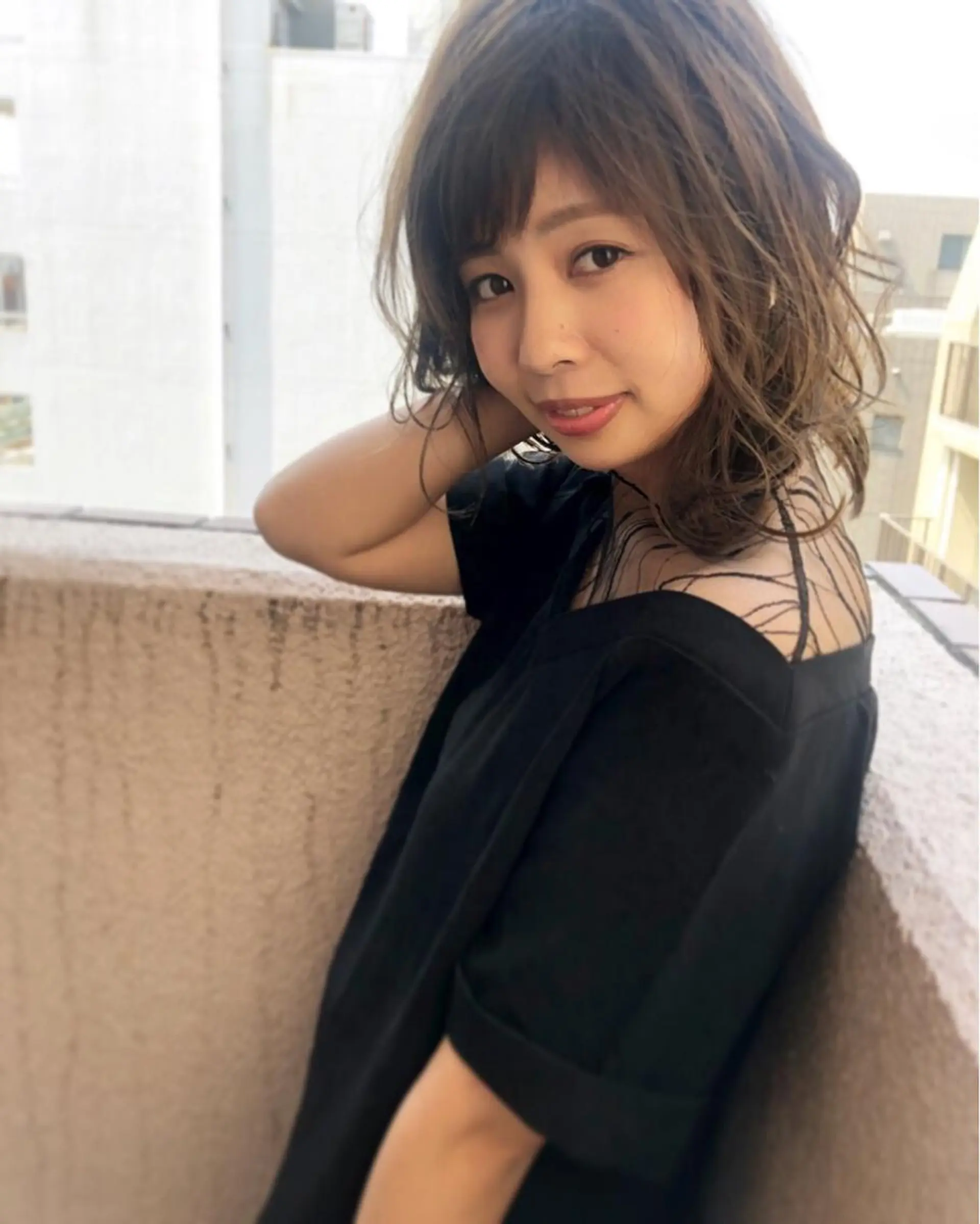 ミディアム くせ毛 髪質改善 縮毛矯正 トリートメント 美容室tuuli 大名店所属・tuuli トゥーリのヘアスタイル