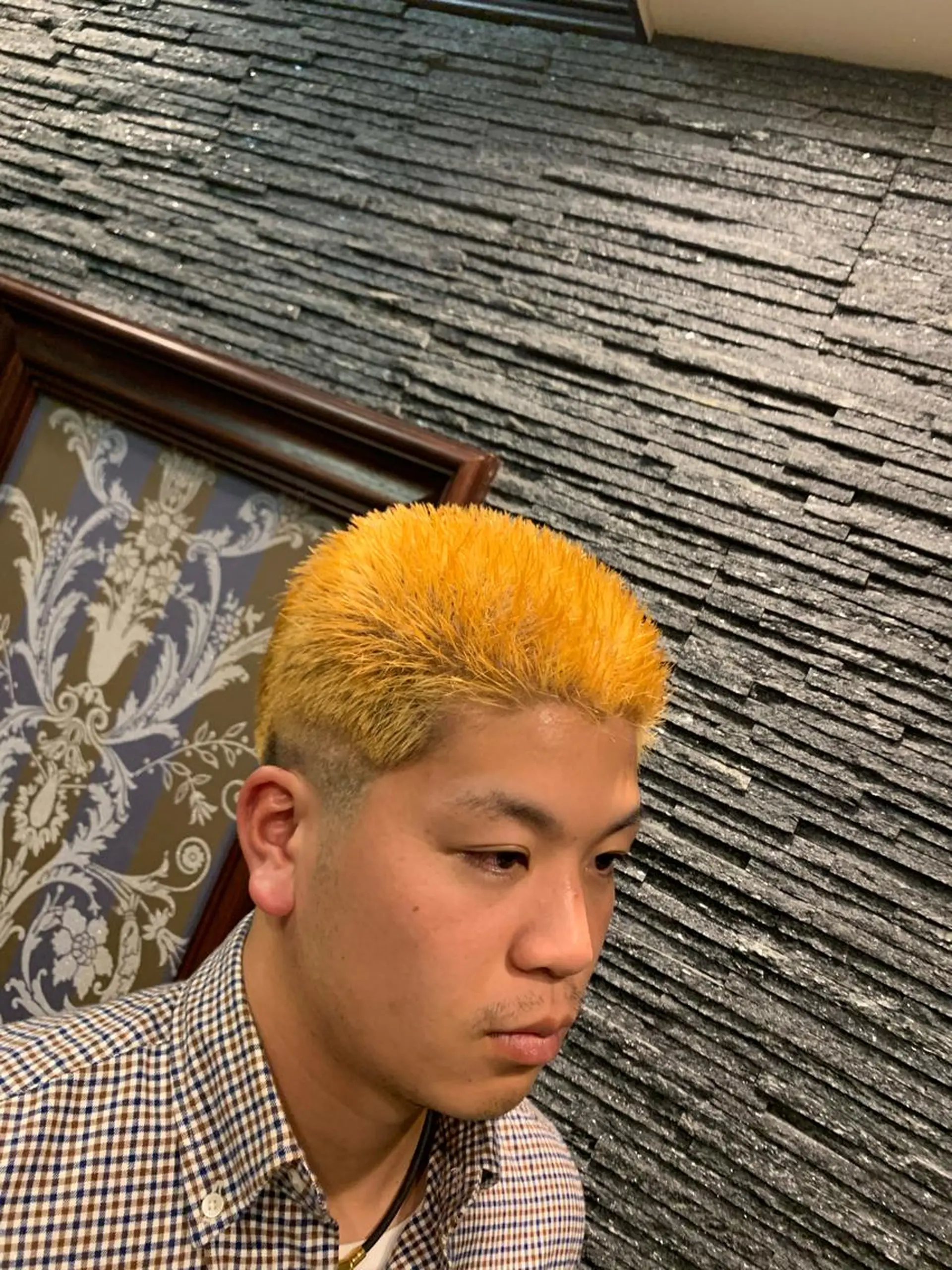 ショート メンズ カット パーマ ひらお あおとのヘアスタイル