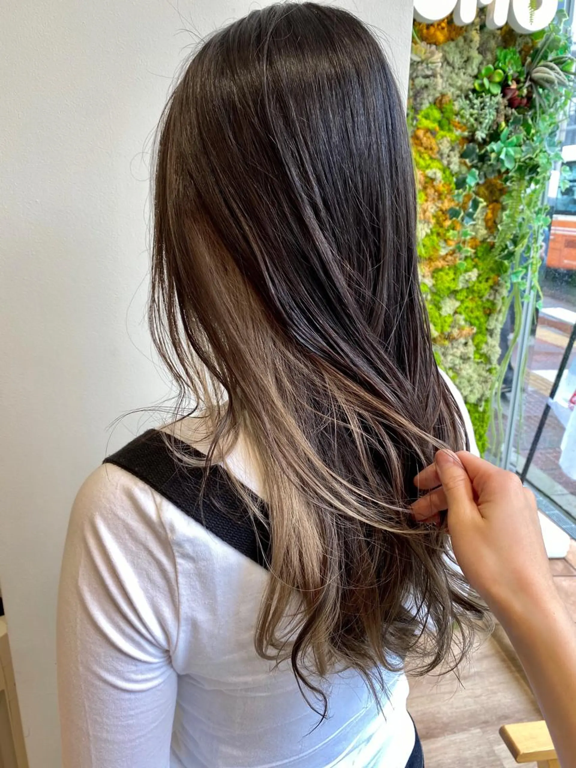 ロング ヘアカラー ayaka #パーマ#アレンジのヘアスタイル