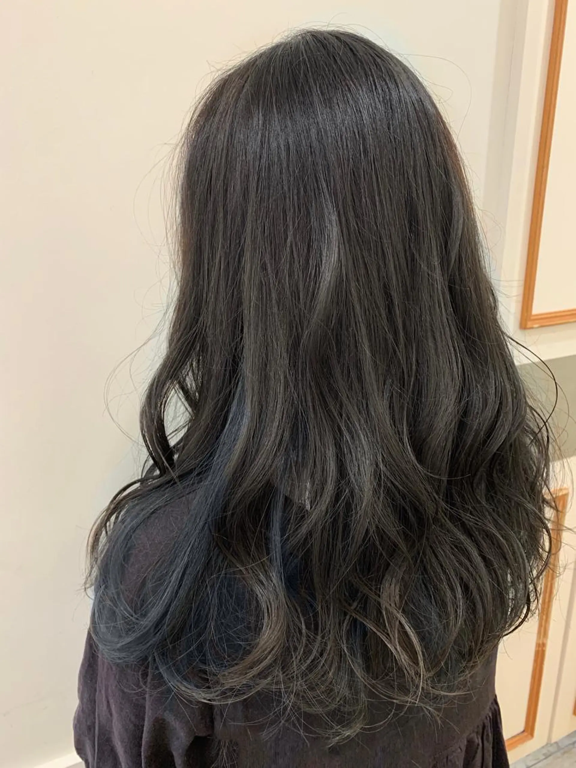 セミロング カラー カット ヘアカラー トリートメント ぱつっとボブ/ 小野あかねのヘアスタイル