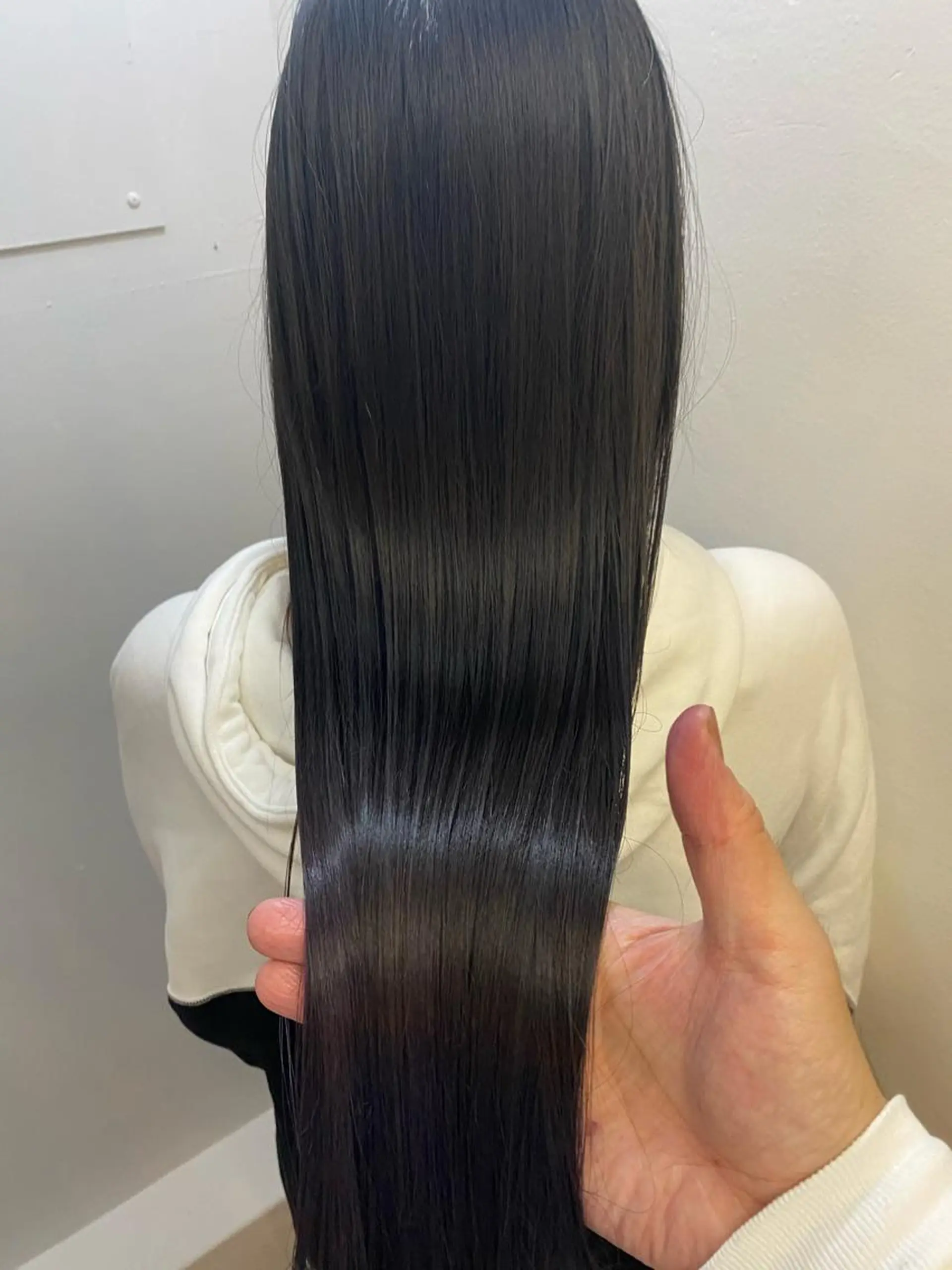 ロング カラー 髪質改善 トリートメント トリートメント 艶髪カラー&ウルフ フルカワ ヒロズミのヘアスタイル