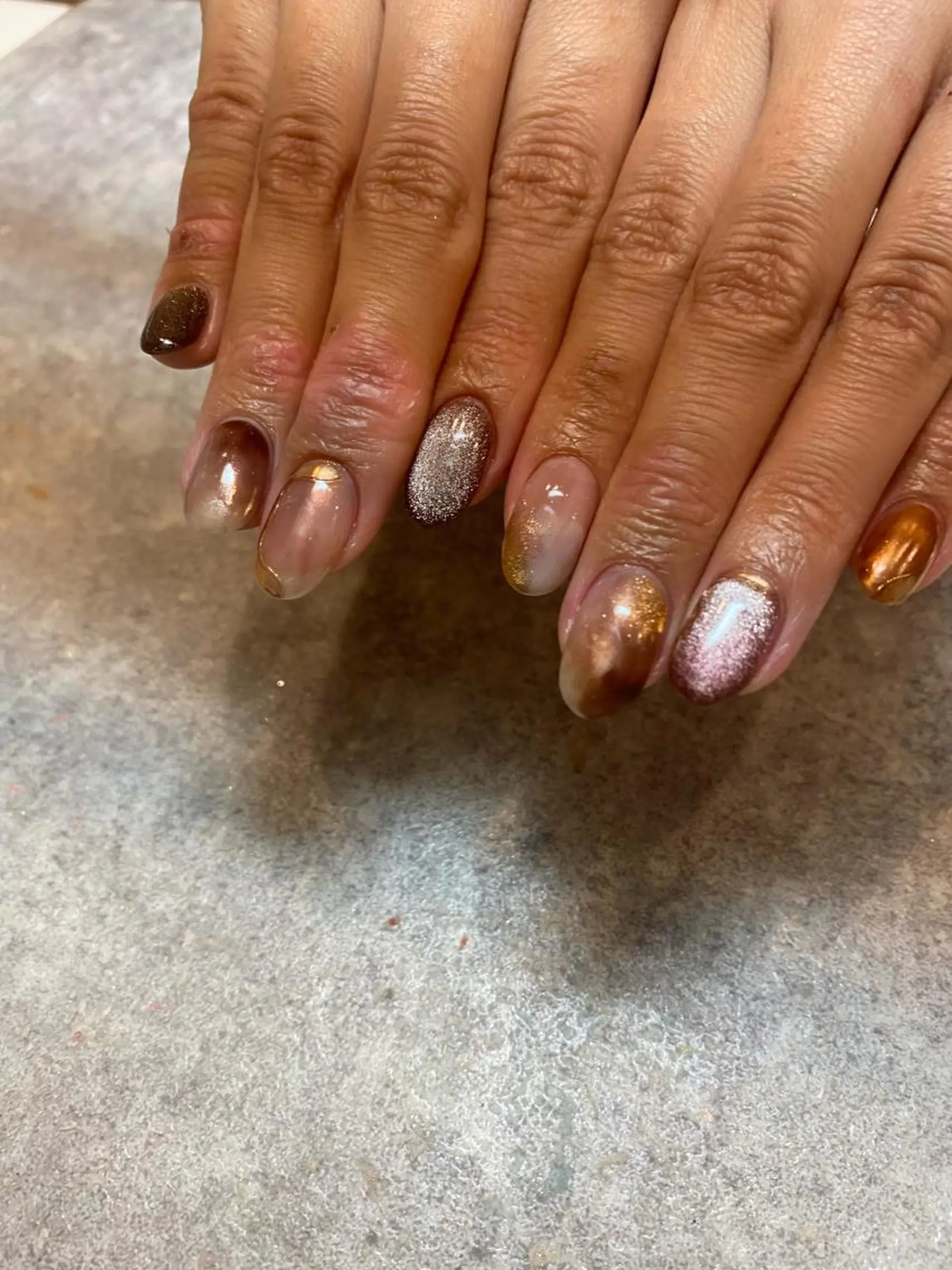 ネイル ハンドネイル 【LINON】 airiのネイルデザイン