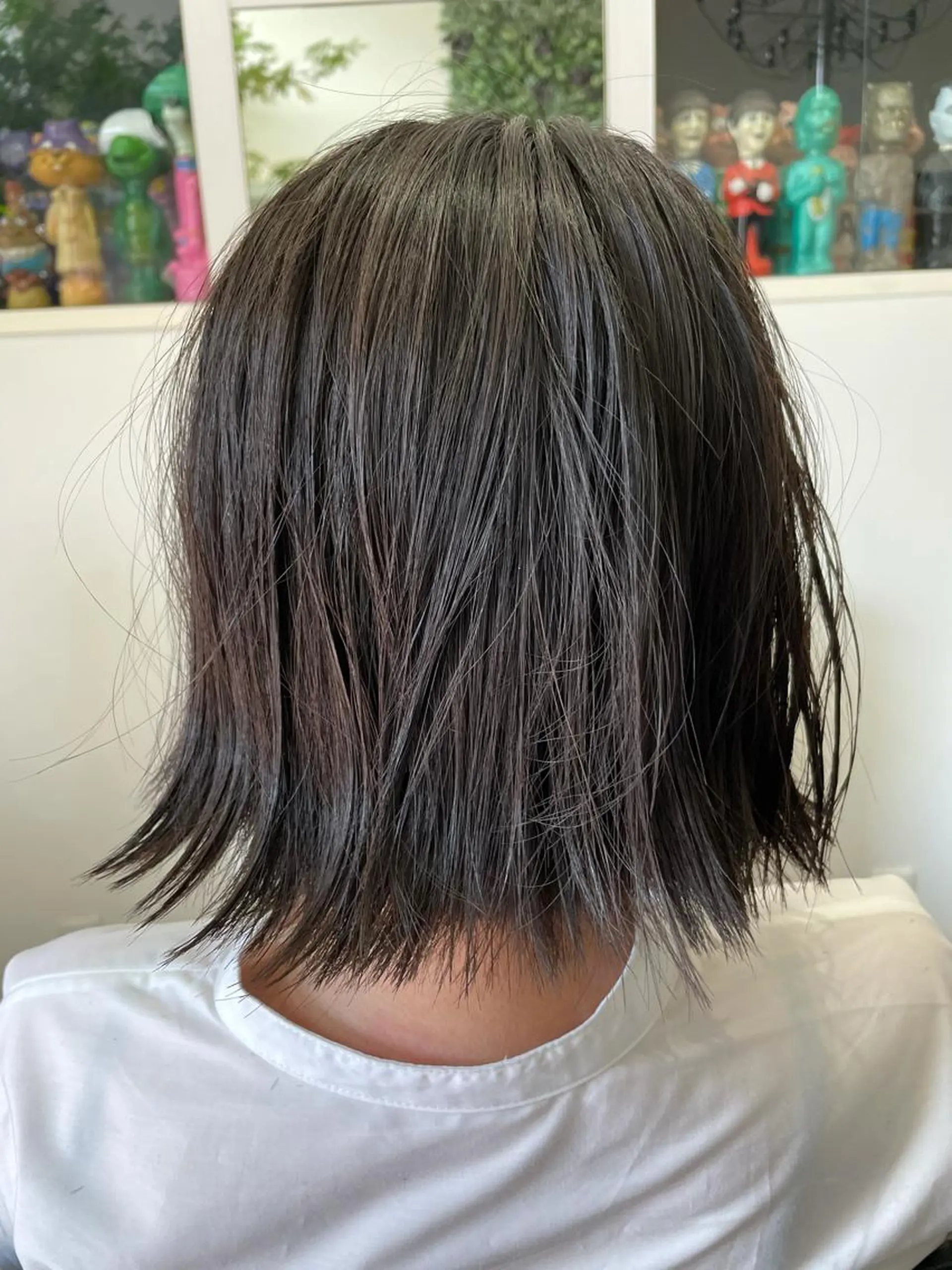 ショート ハンサムショート ハイライト ショートヘア ツイストパーマ シンヤヘアーズ 泉大津本店のヘアスタイル