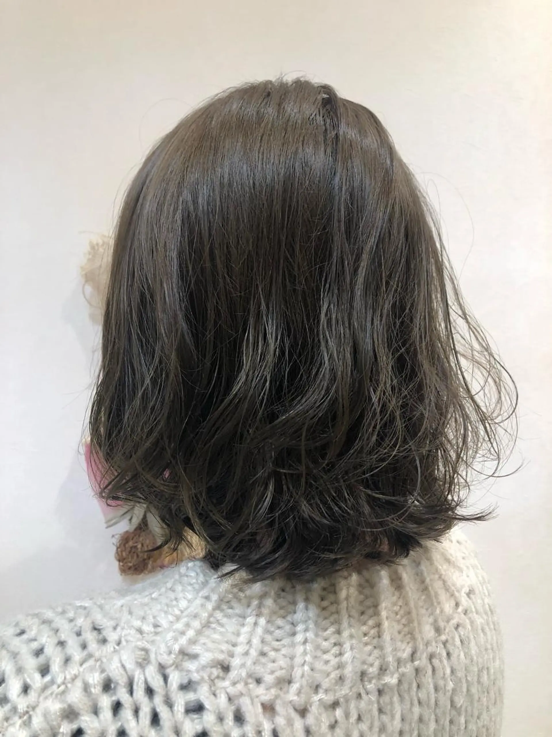 ミディアム カラー ツヤ髪カラー💎 佐藤あきのヘアスタイル