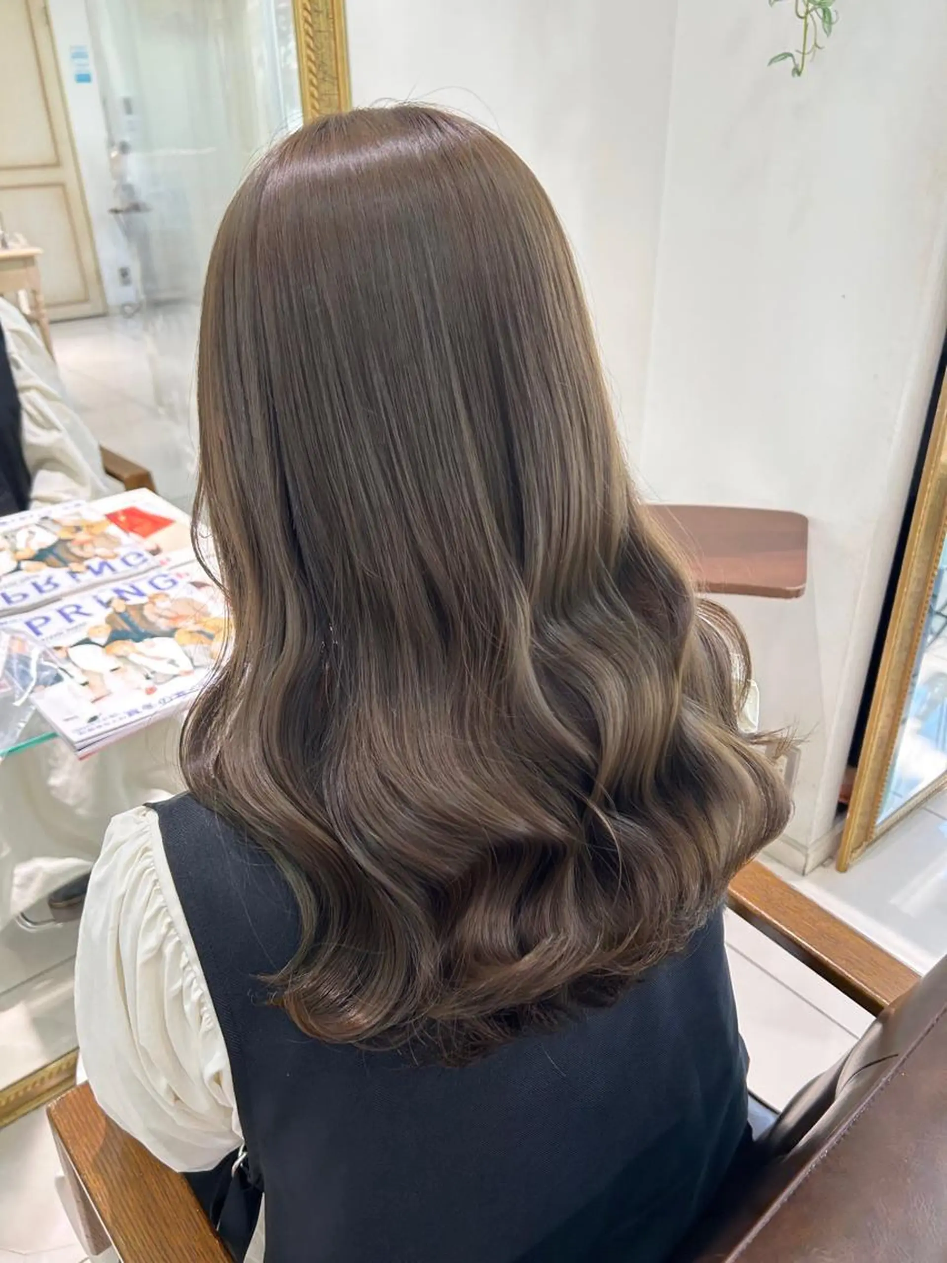 ロング カラー 透明感カラー 古山 結季🌙🖤のヘアスタイル