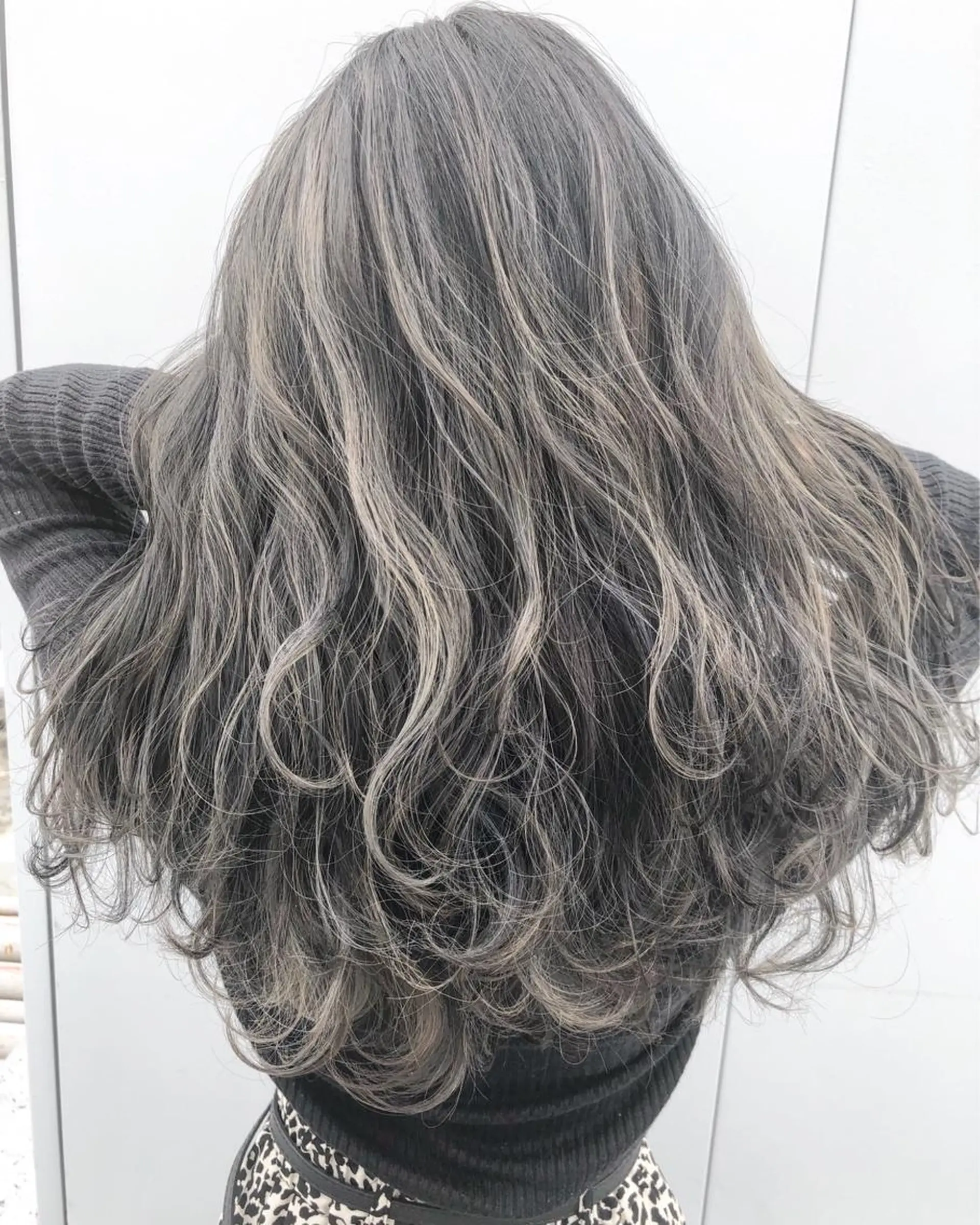 ロング ヘアカラー トリートメント 店長 小池アキトのヘアスタイル