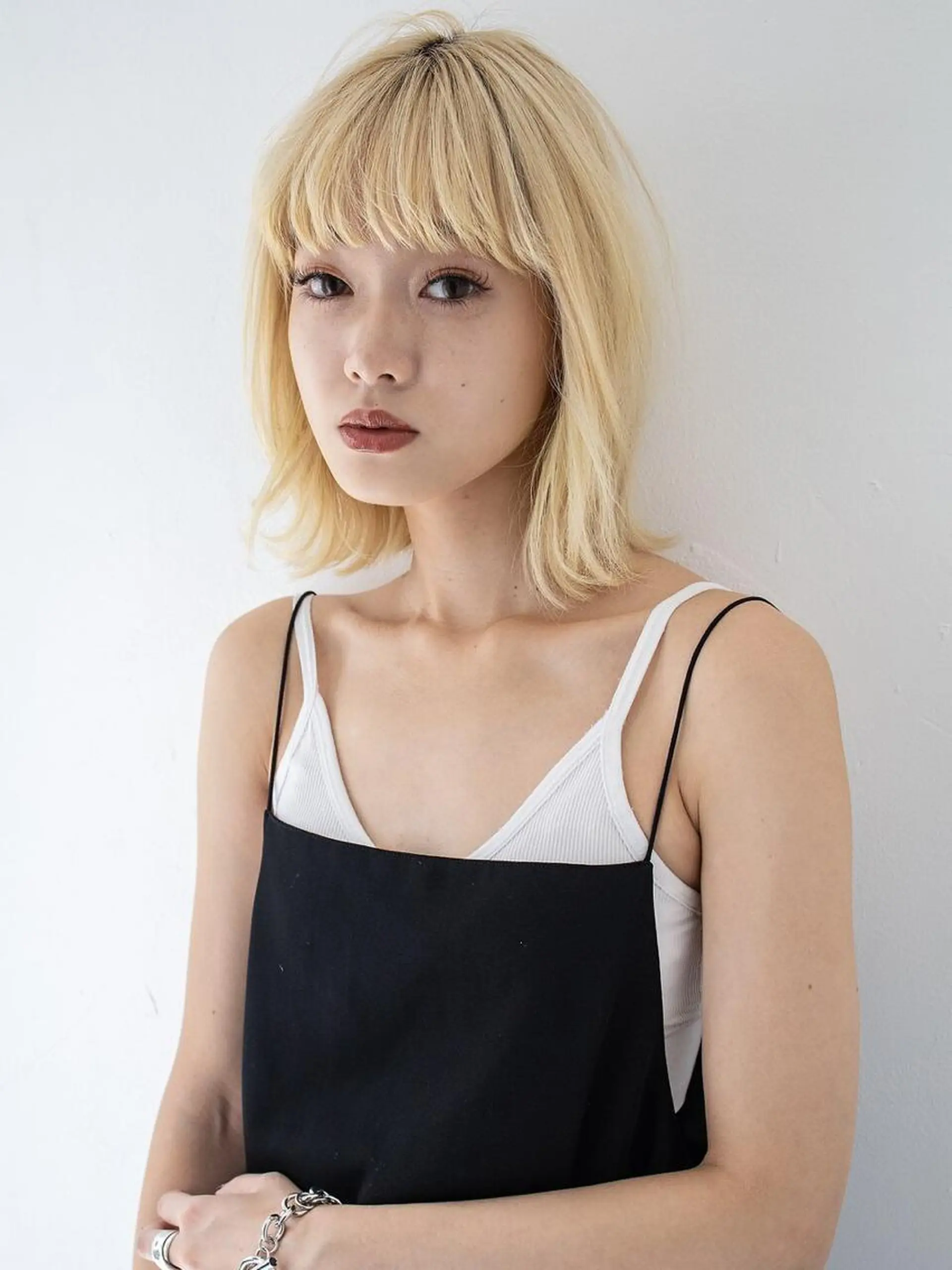 ミディアム カラー ミディアムパーマ バレイヤージュ ブリーチ ケアブリーチ デザインカラー 無料カットモデル募集 🌱ひょうがのヘアスタイル