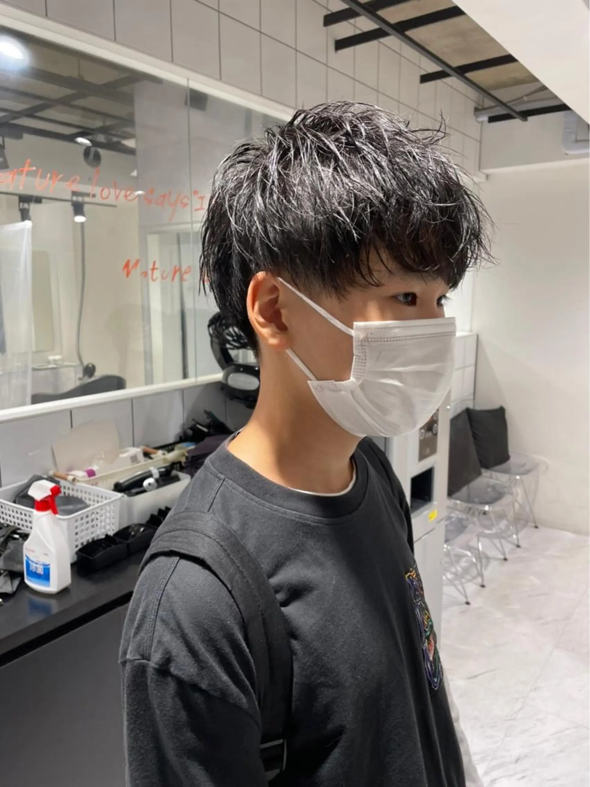 ショート カラー メンズ 🔥札幌No.1🥇 パーマ特化美容師🔥のヘアスタイル