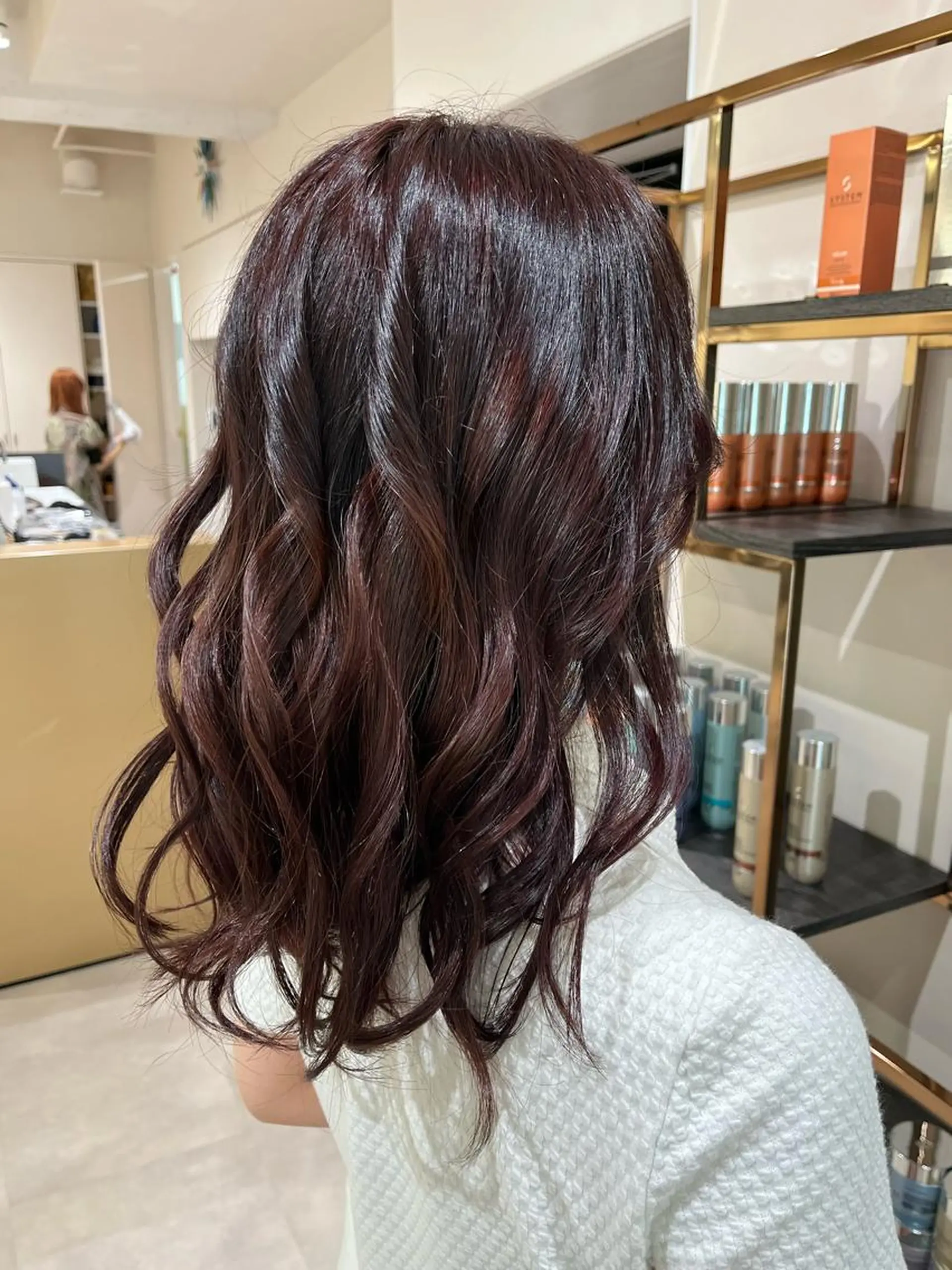 セミロング カラー カラー/塚原里沙 川崎のヘアスタイル