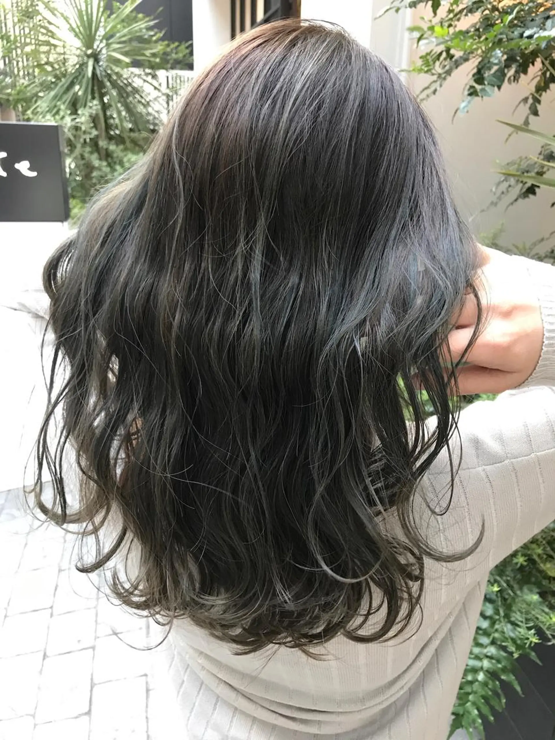 セミロング ヘアカラー トリートメント LOMA🇰🇷 銀座クボタのヘアスタイル