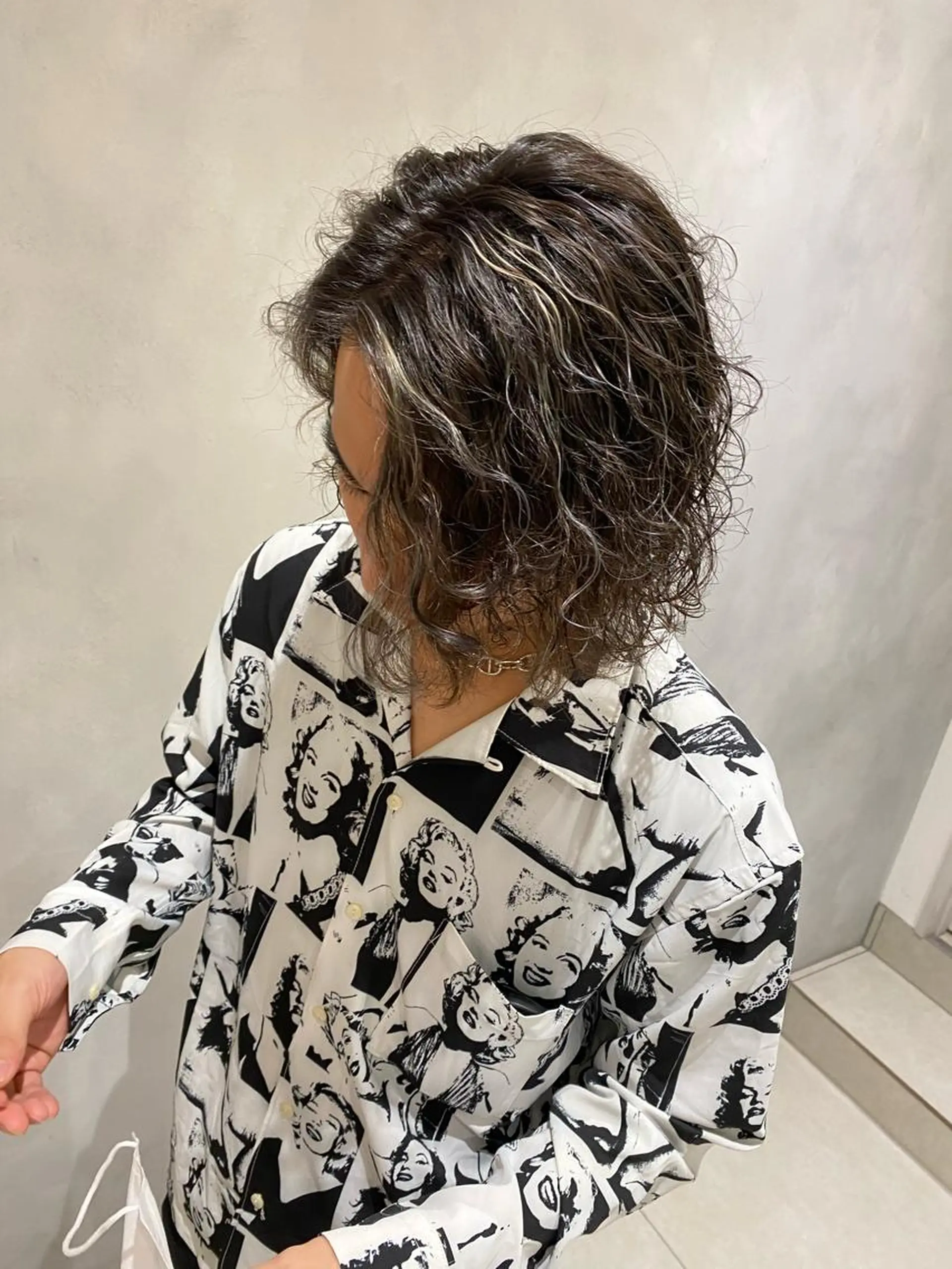 ミディアム カラー 吹田 駿 髪質改善縮毛矯正のヘアスタイル