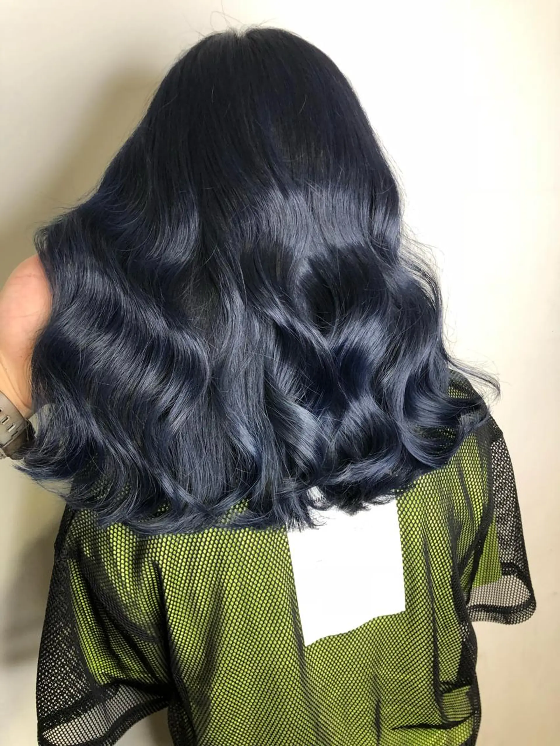 カラー 黒髪 ブリーチ ブルーカラー ブルーブラック カット ヘアカラー 🔥メンズ特化🔥 永瀬椋のヘアスタイル