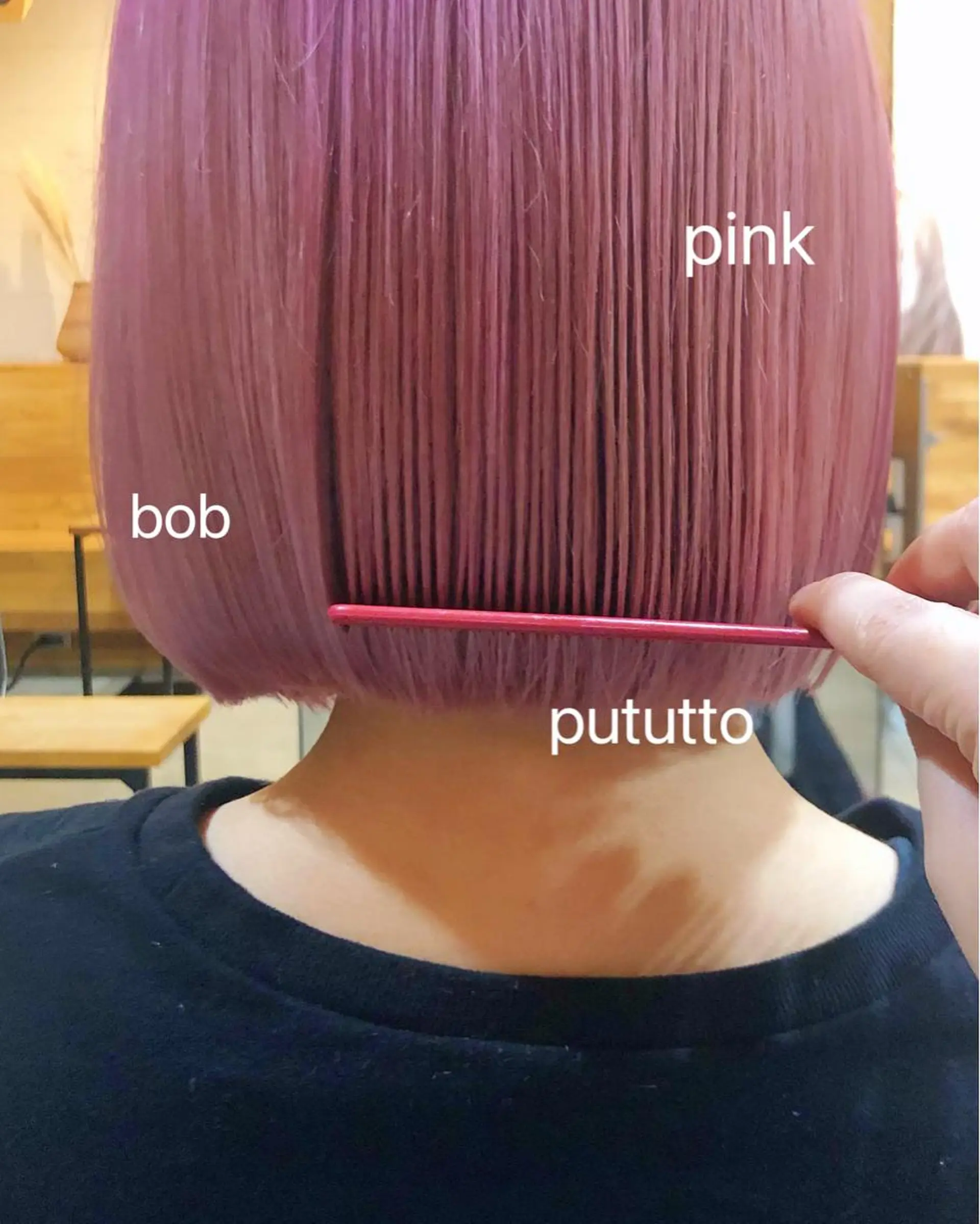 ミディアム カラー 鈴木 世莉のヘアスタイル